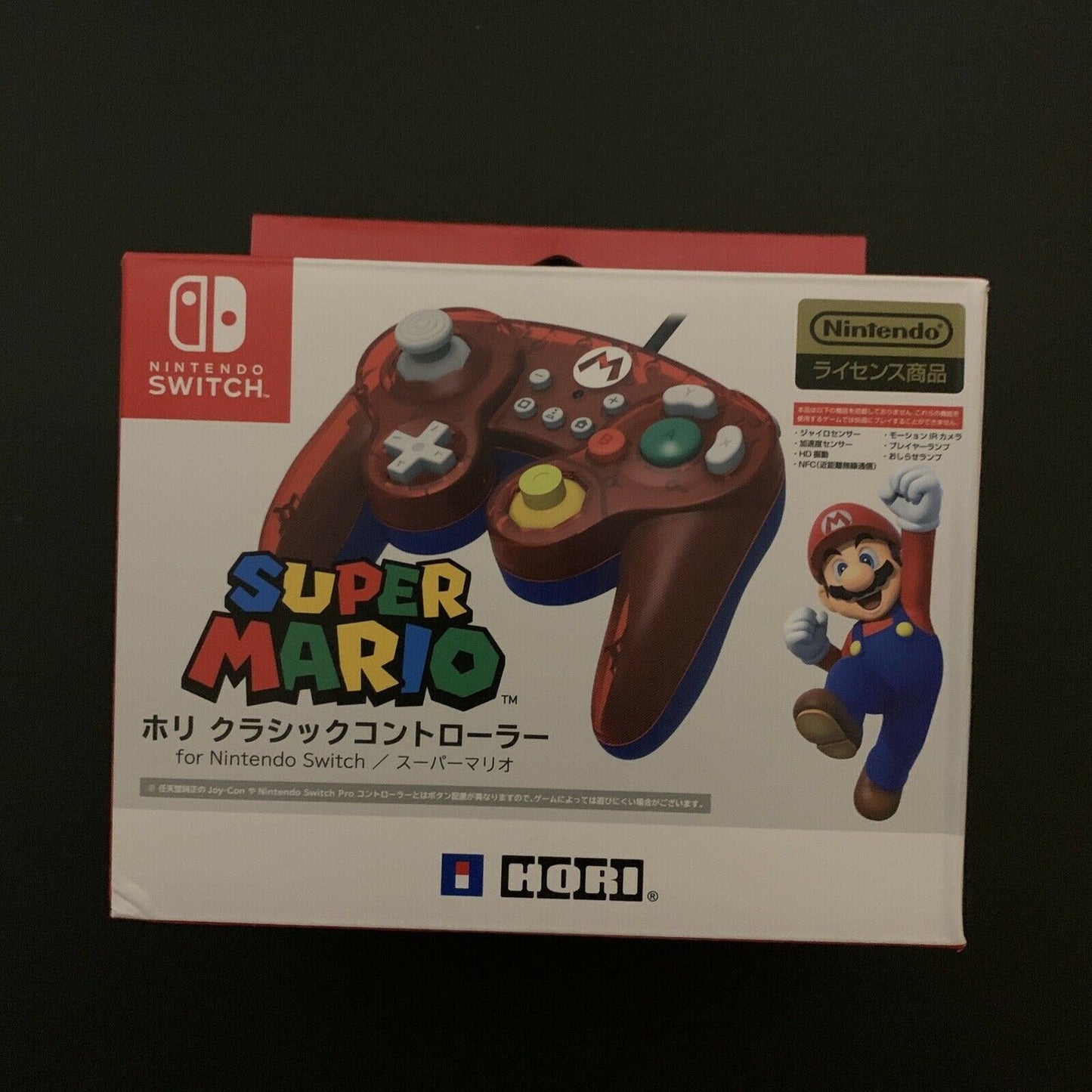 Official Super Mario Hori Gamecube Classic Controller for Nintendo Switch, PC