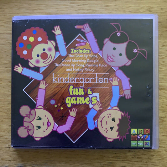 ABC For Kids - Kindergarten Fun & Games (CD) Album - RARE!