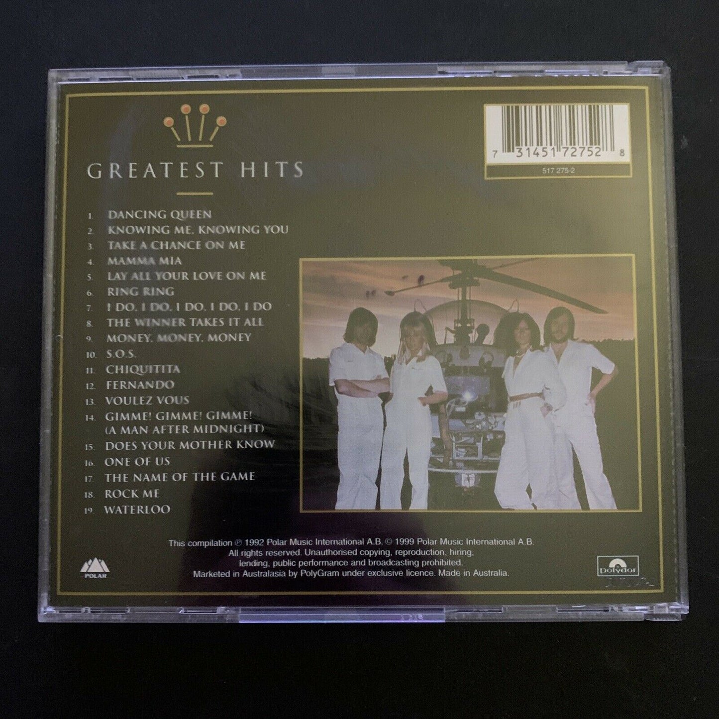 ABBA ‎Gold Greatest Hits CD [Limited Edition Signature Issue Digitally Remaster]