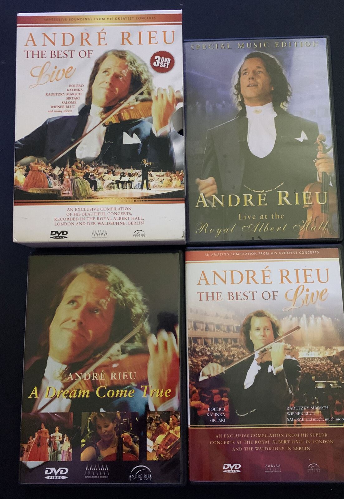 The Best Of Andre Rieu Live Box Set (DVD, 3-Discs) All Regions – Retro Unit