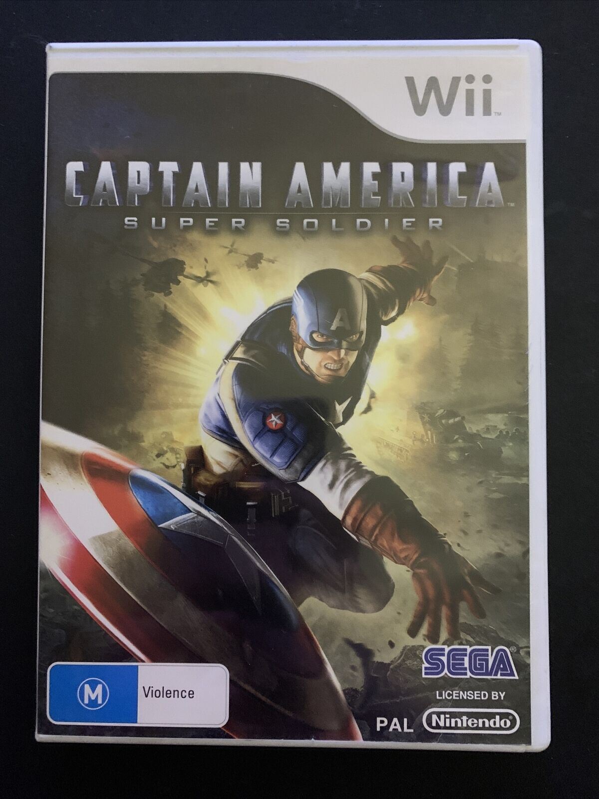 Captain America: Super Soldier - Nintendo Wii PAL Game Complete Manual & Case