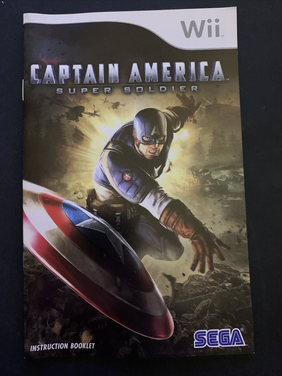 Captain America: Super Soldier - Nintendo Wii PAL Game Complete Manual & Case