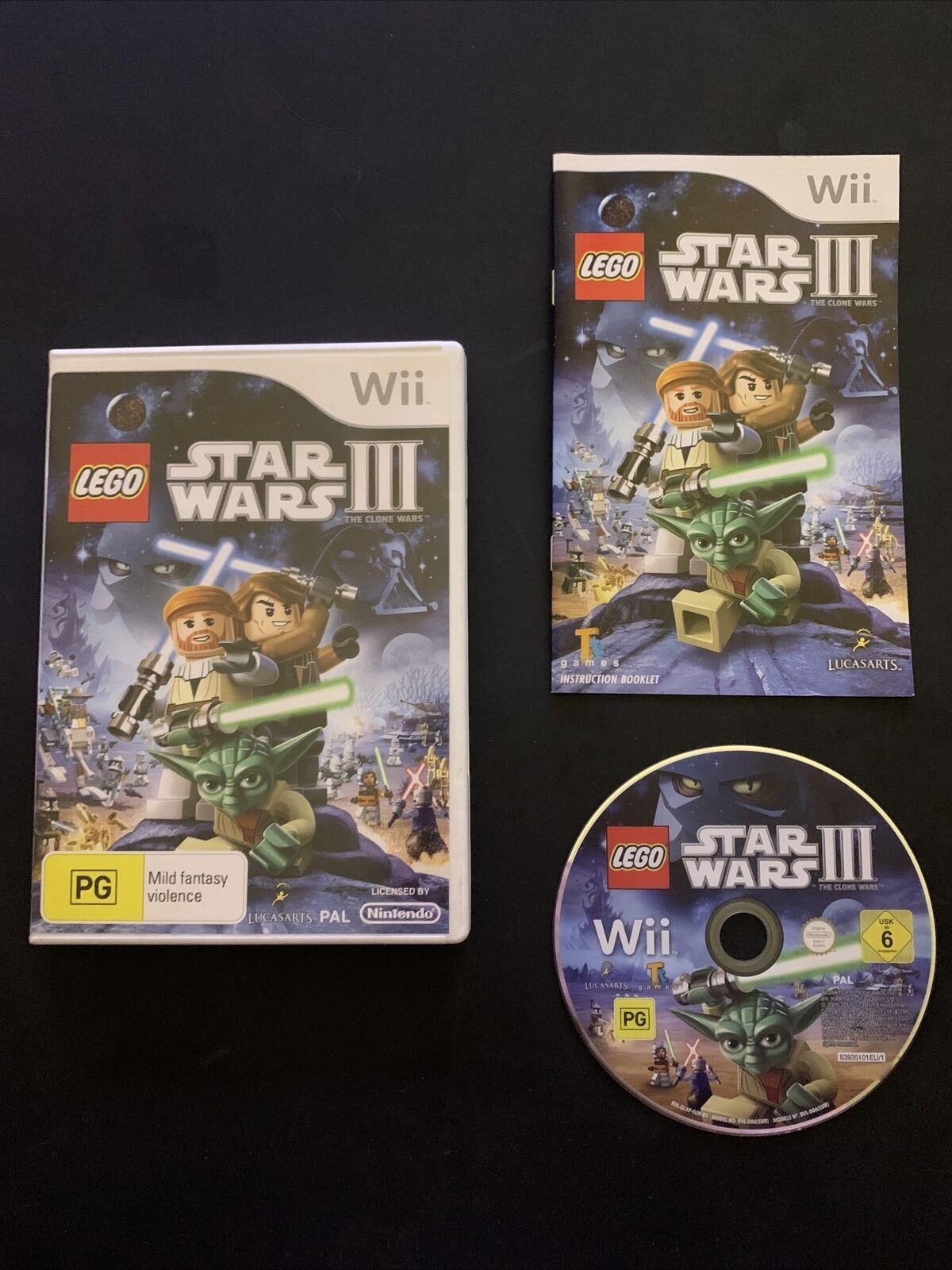 LEGO Star Wars 3: The Clone Wars -  Nintendo Wii Game PAL