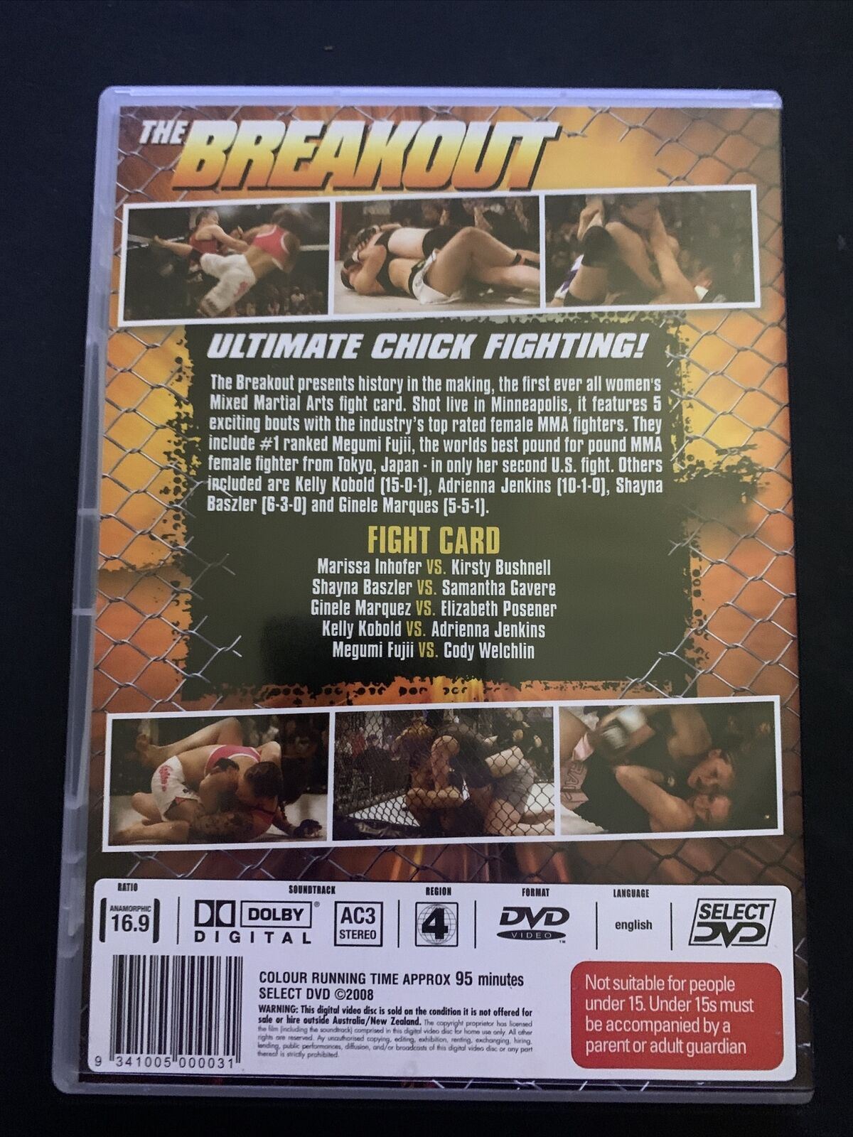 The Breakout - Ultimate Chick Fighting! (DVD, 2008) Region 4