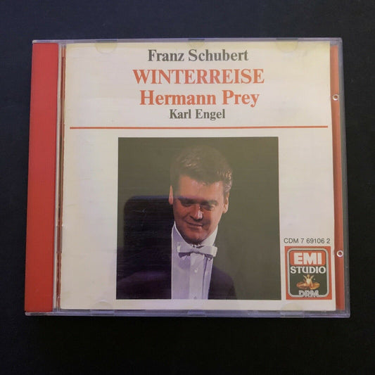 Franz Schubert: Winterreise - Hermann Prey. Karl Engel (CD, 1988) Album