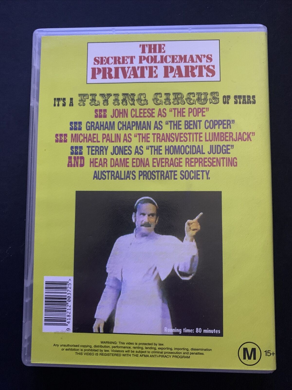 The Secret Policeman's Private Parts (DVD) Monty Python, Dame Edna, Peter Cook..