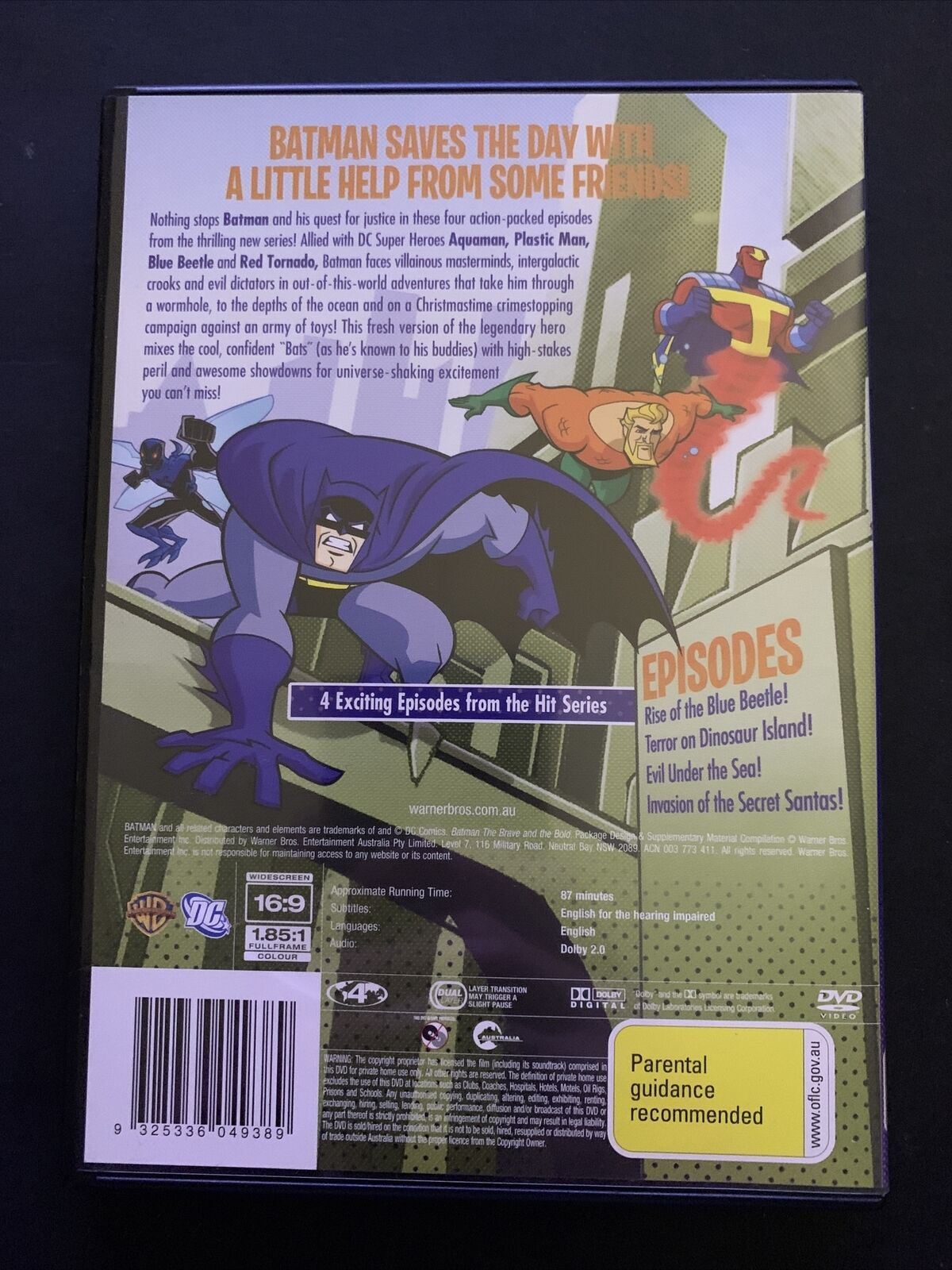 Batman - The Brave And The Bold : Volume 1 (DVD) Region 4&2
