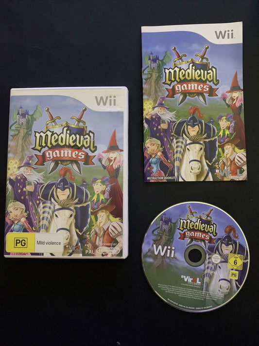 Medieval Games - Nintendo Wii PAL Game with Manual