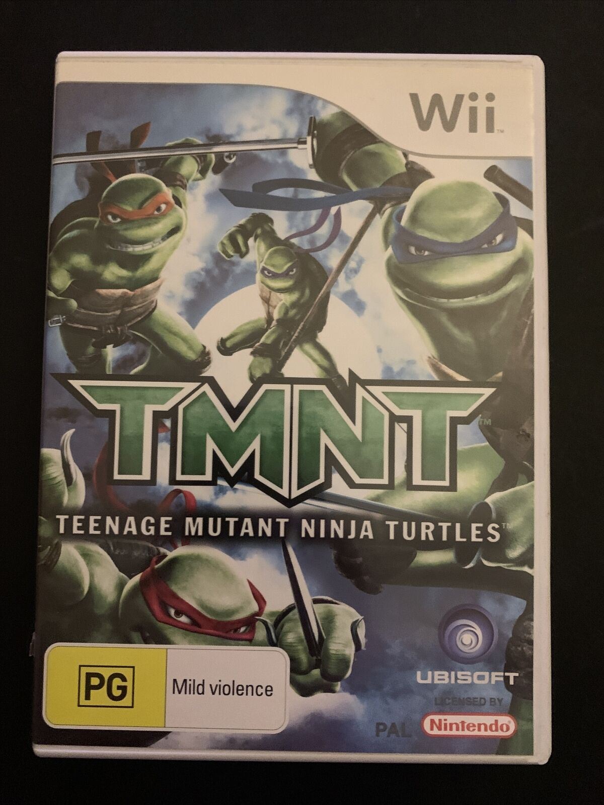 TMNT Teenage Mutant Ninja Turtles - Nintendo Wii PAL Game w Manual