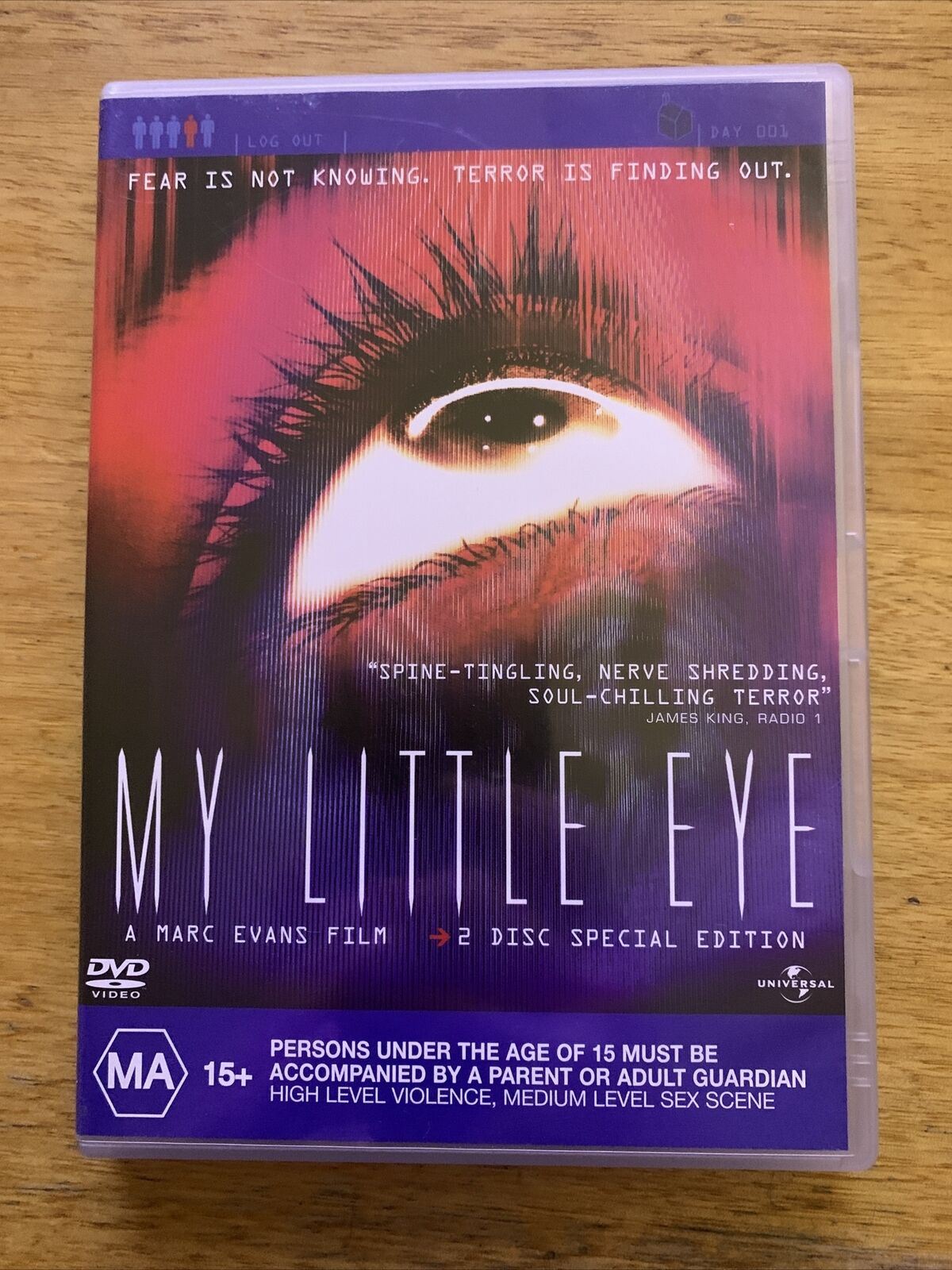 My Little Eye (DVD, 2002) Sean Cw Johnson, Kris Lemche Region 4