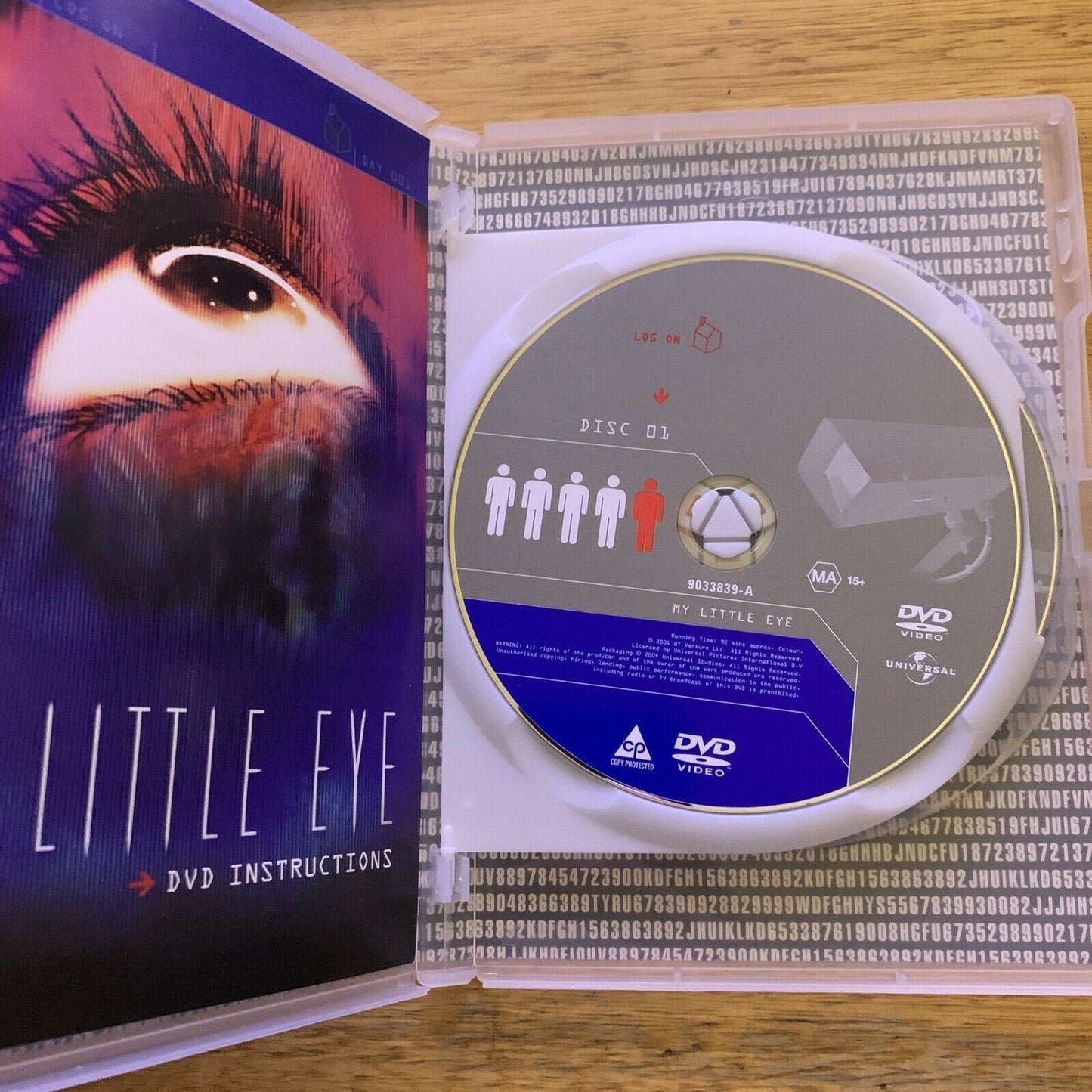My Little Eye (DVD, 2002) Sean Cw Johnson, Kris Lemche Region 4