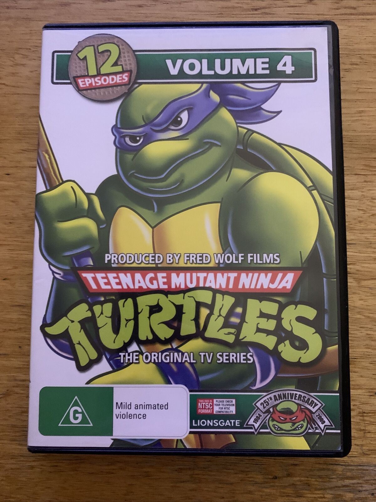 Teenage Mutant Ninja Turtles : Vol 4 (DVD, 1987) The Original TV Series. Region4