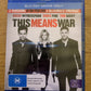 This Means War (Bluray, 2012) Reese Witherspoon, Chris Pine, Tom Hardy. Region B