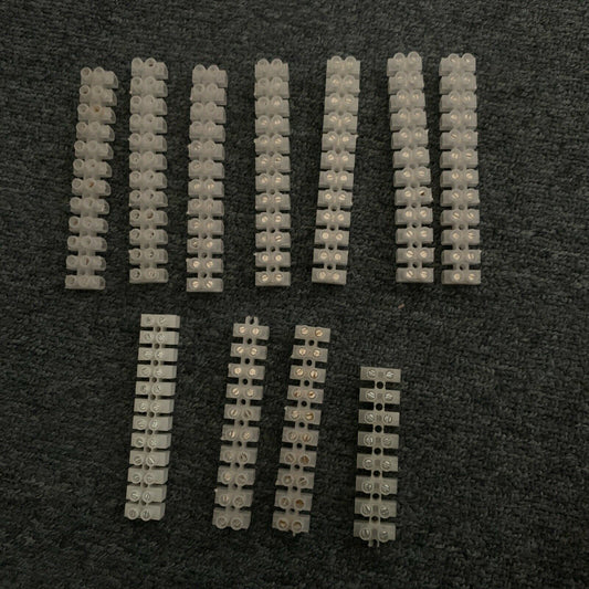 8x 12 Position, 2x 10 Position, 8x Terminal Dual Connector Strip