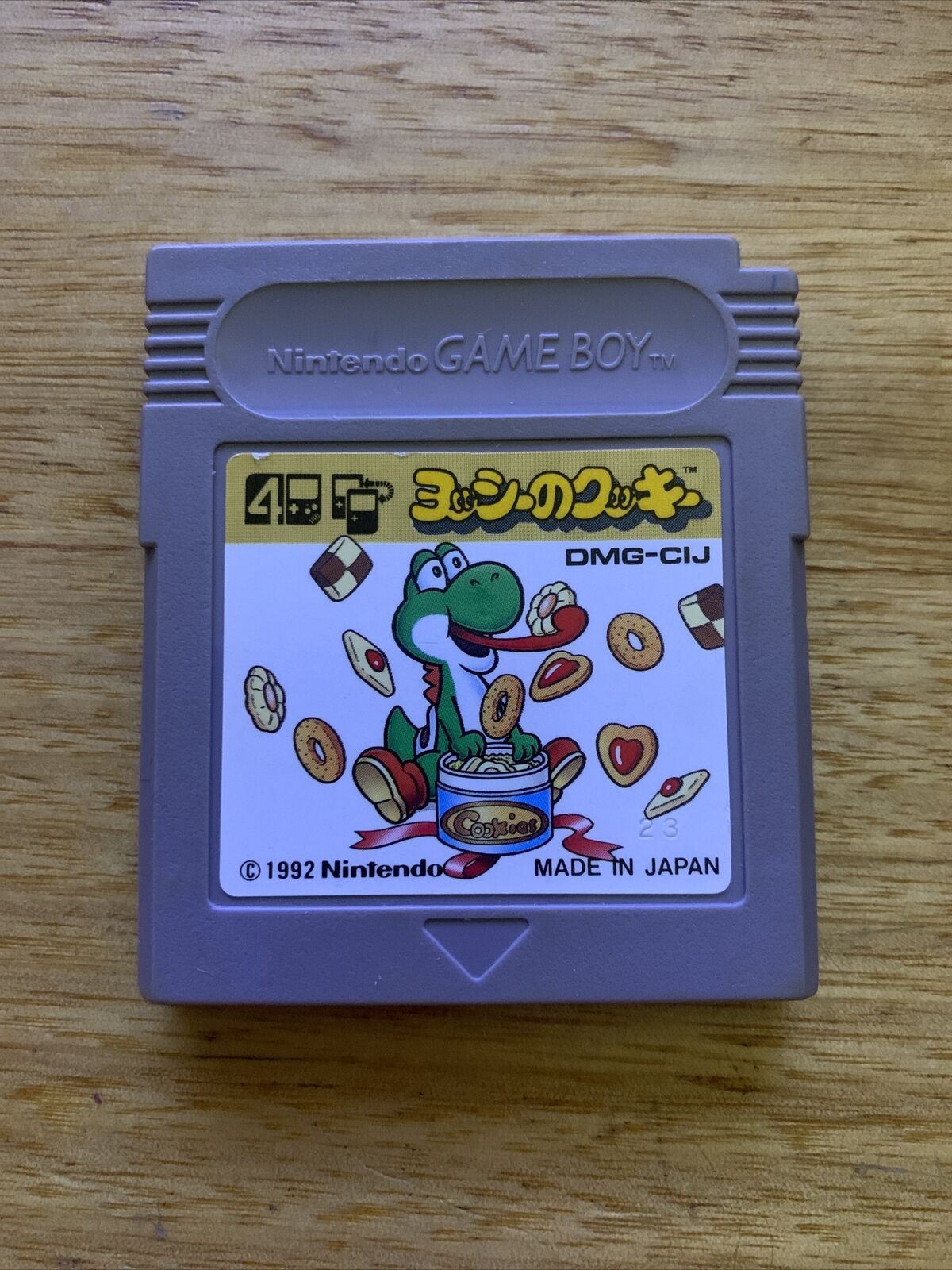 Yoshi's Cookie - Nintendo Gameboy Japan Game DMG-CIJ 1992