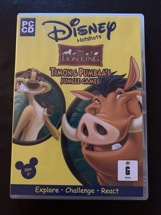 Disney Timon & Pumbaa's Jungle Games - PC Windows Game