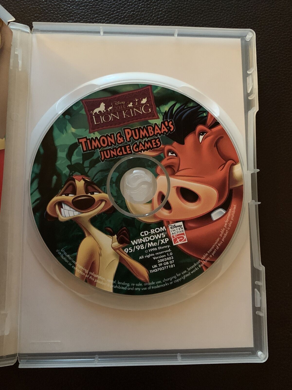 Disney Timon & Pumbaa's Jungle Games - PC Windows Game