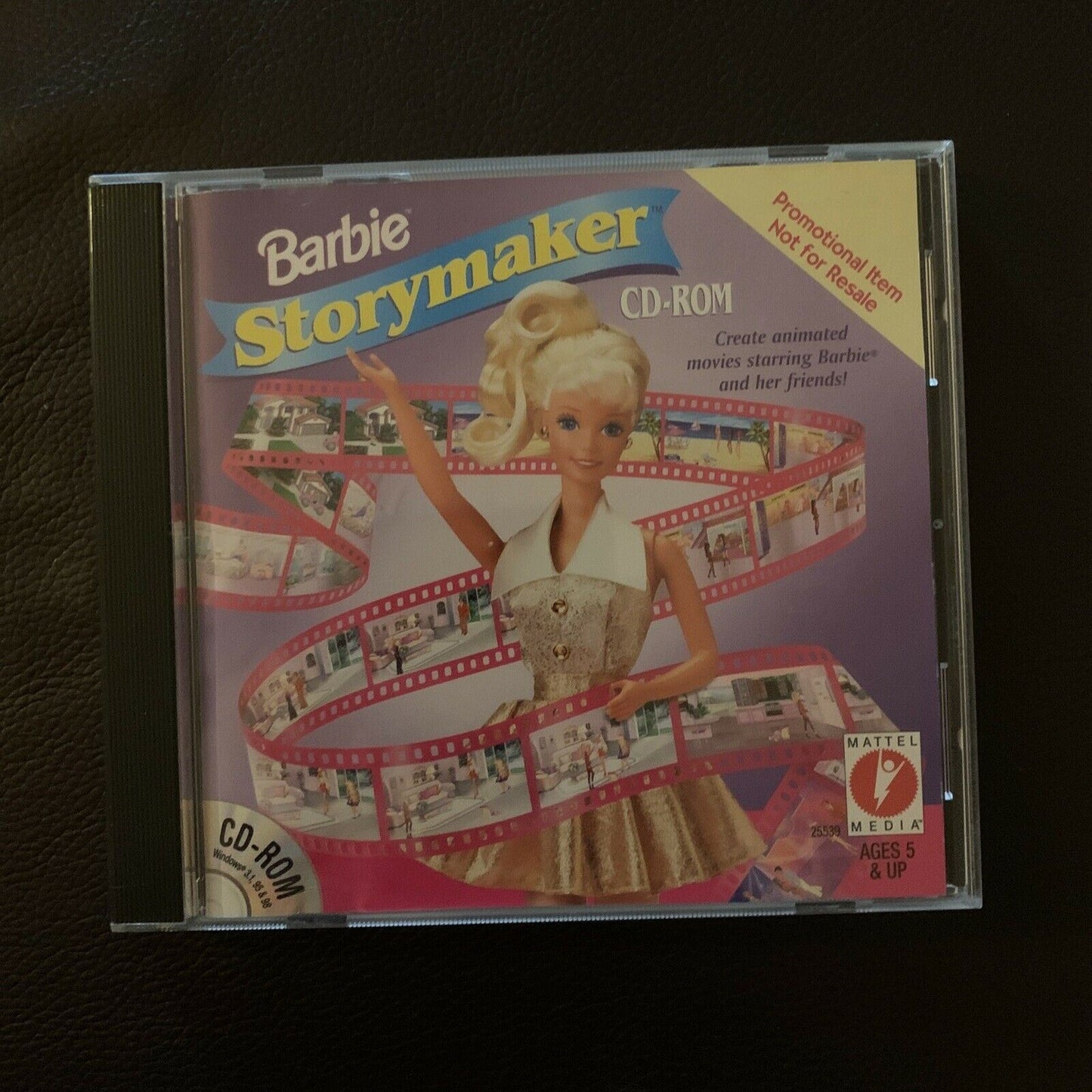 Barbie Storymaker - PC Game CD-ROM 1999 Vintage Educational Promo  Mattel