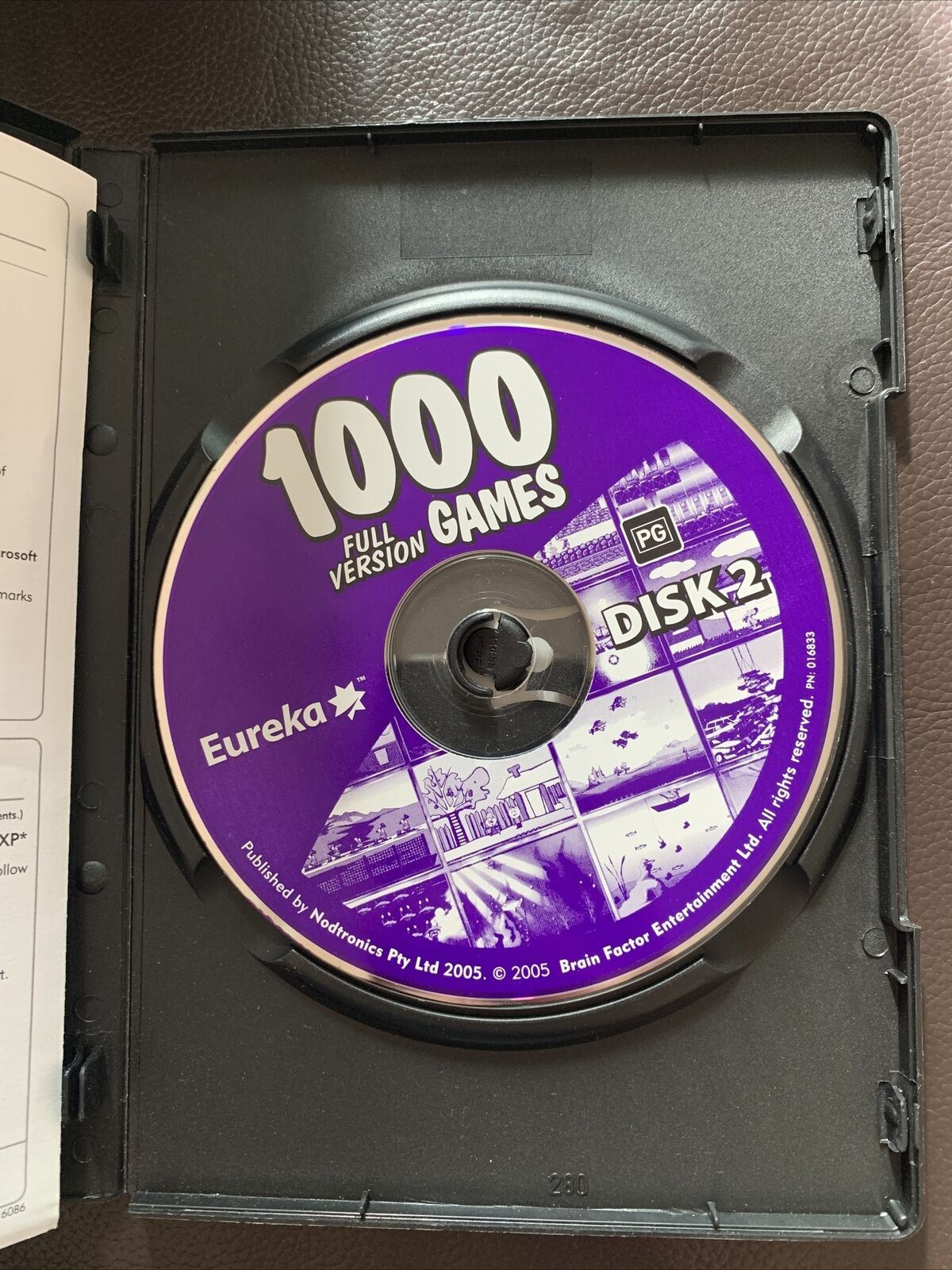 1000 Full Version Games - PC Windows 100's Arcade, Sports.. (2-Disc, DVD)