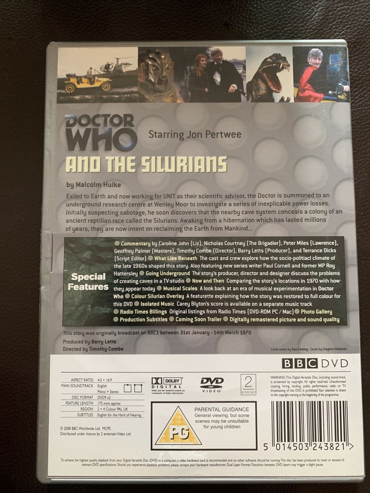 Doctor Who - And The Silurians (DVD, 1970) Jon Pertwee. Region 4&2