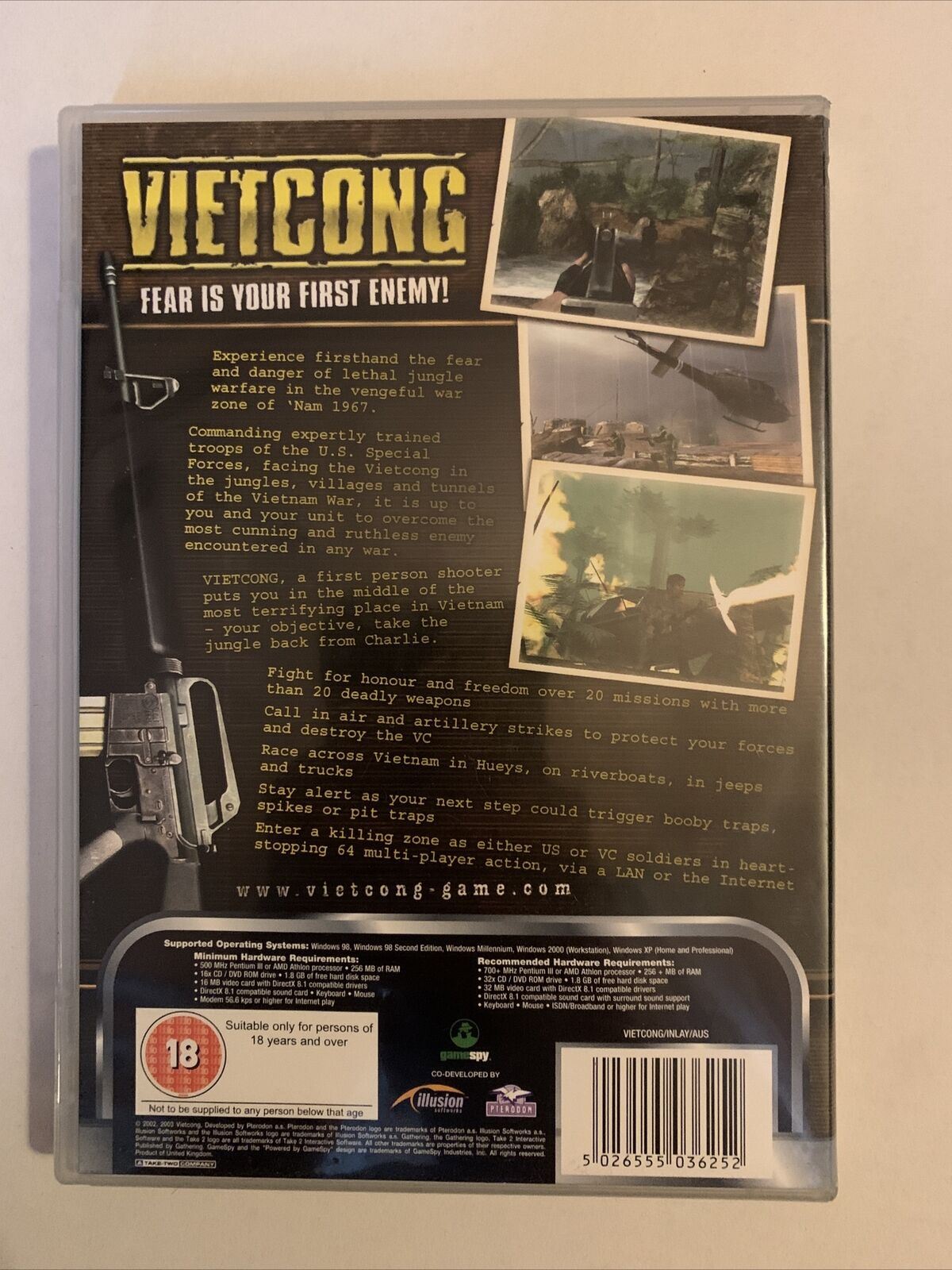 Vietcong & Vietcong: Fist Alpha - PC Windows Shooter Game