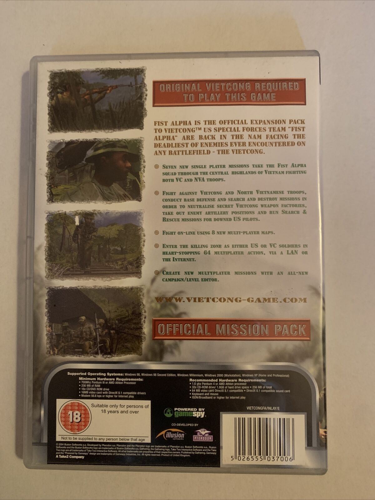 Vietcong & Vietcong: Fist Alpha - PC Windows Shooter Game