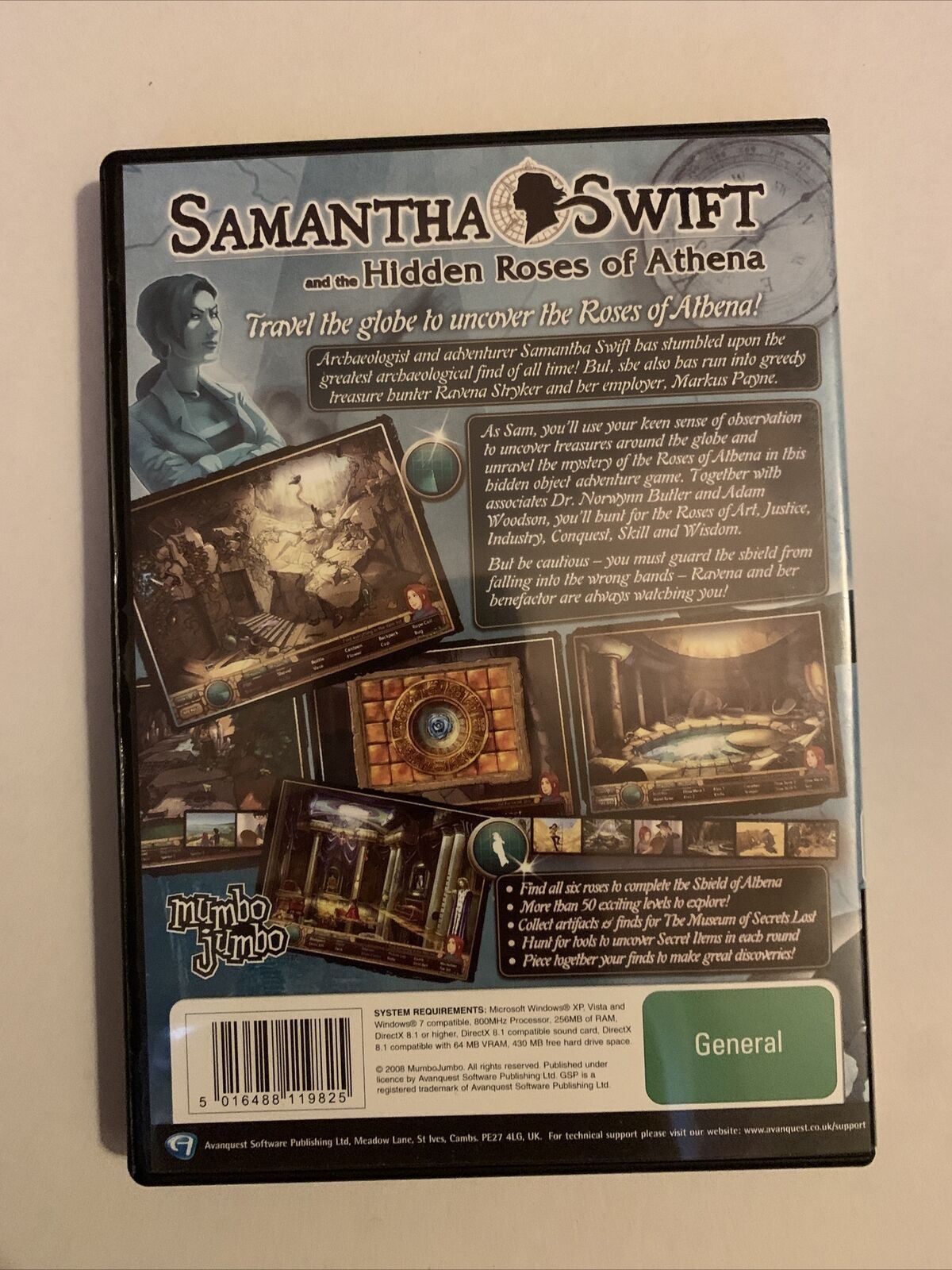 Samantha Swift & the Hidden Roses of Athena - PC Windows Hidden Object Game