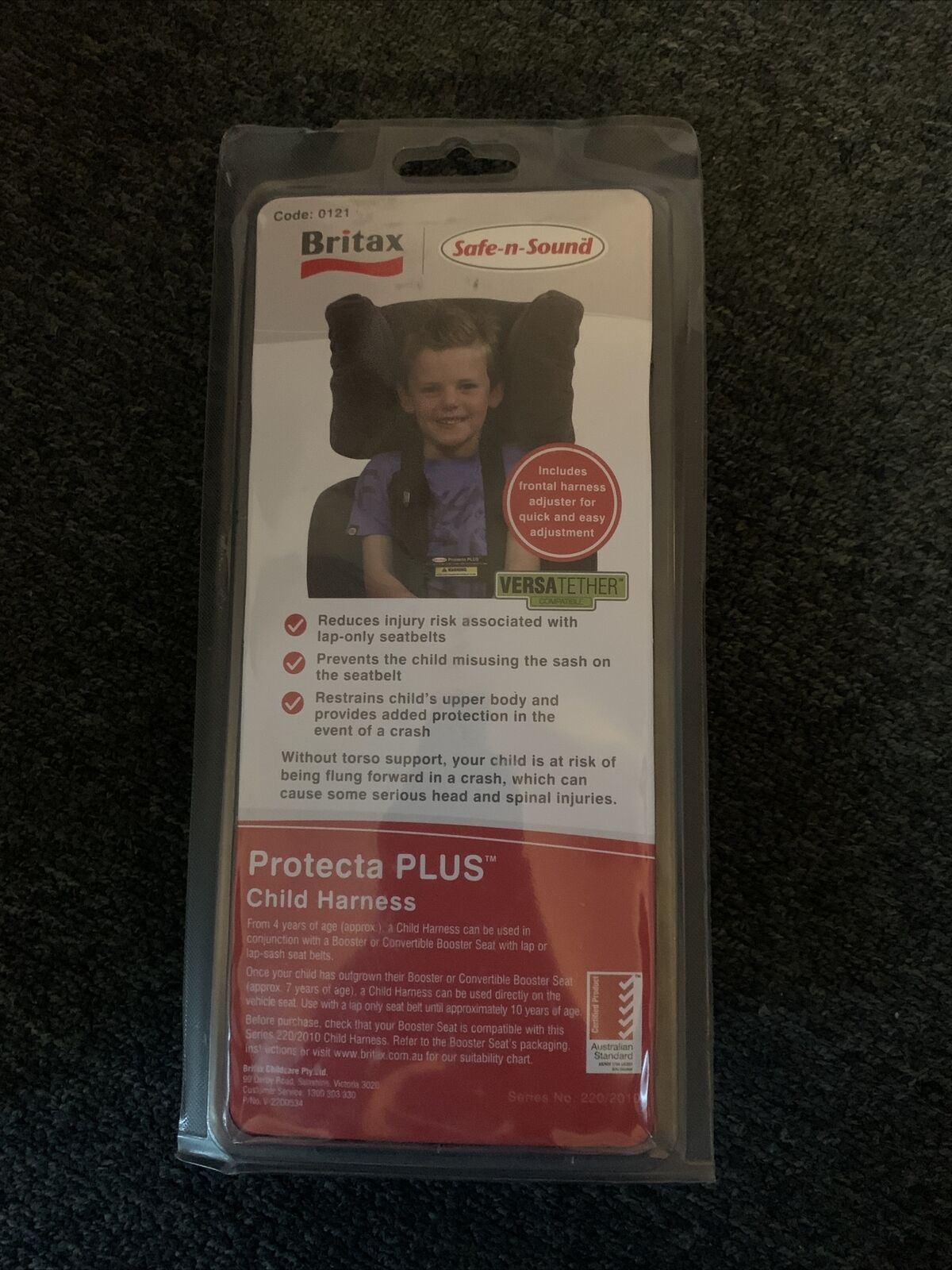 BRITAX Safe-N-Sound Protecta Plus Child Harness - Brand New & Sealed