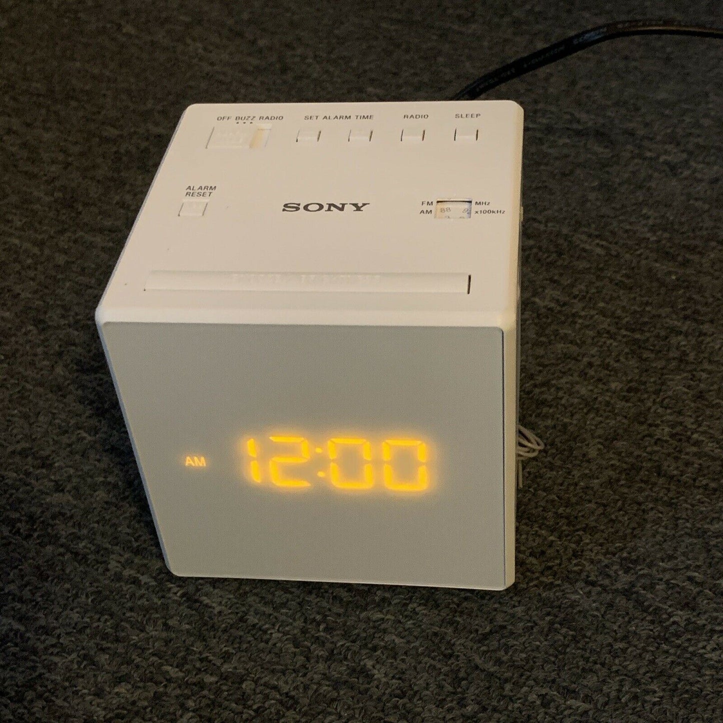 Sony ICF-C1 Dual Alarm Clock Radio - White