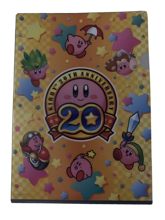 Official Nintendo Kirby 20th Anniversary File Folder Cover