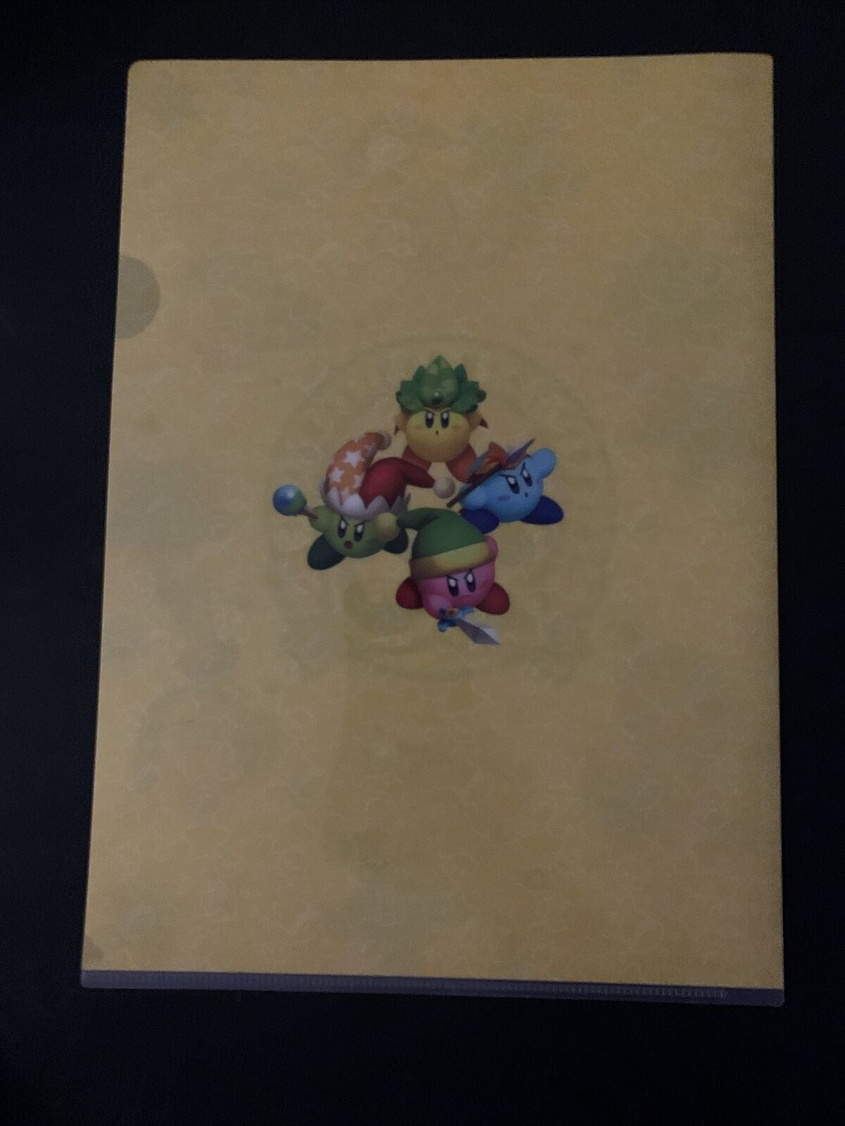 Official Nintendo Kirby 20th Anniversary File Folder Cover