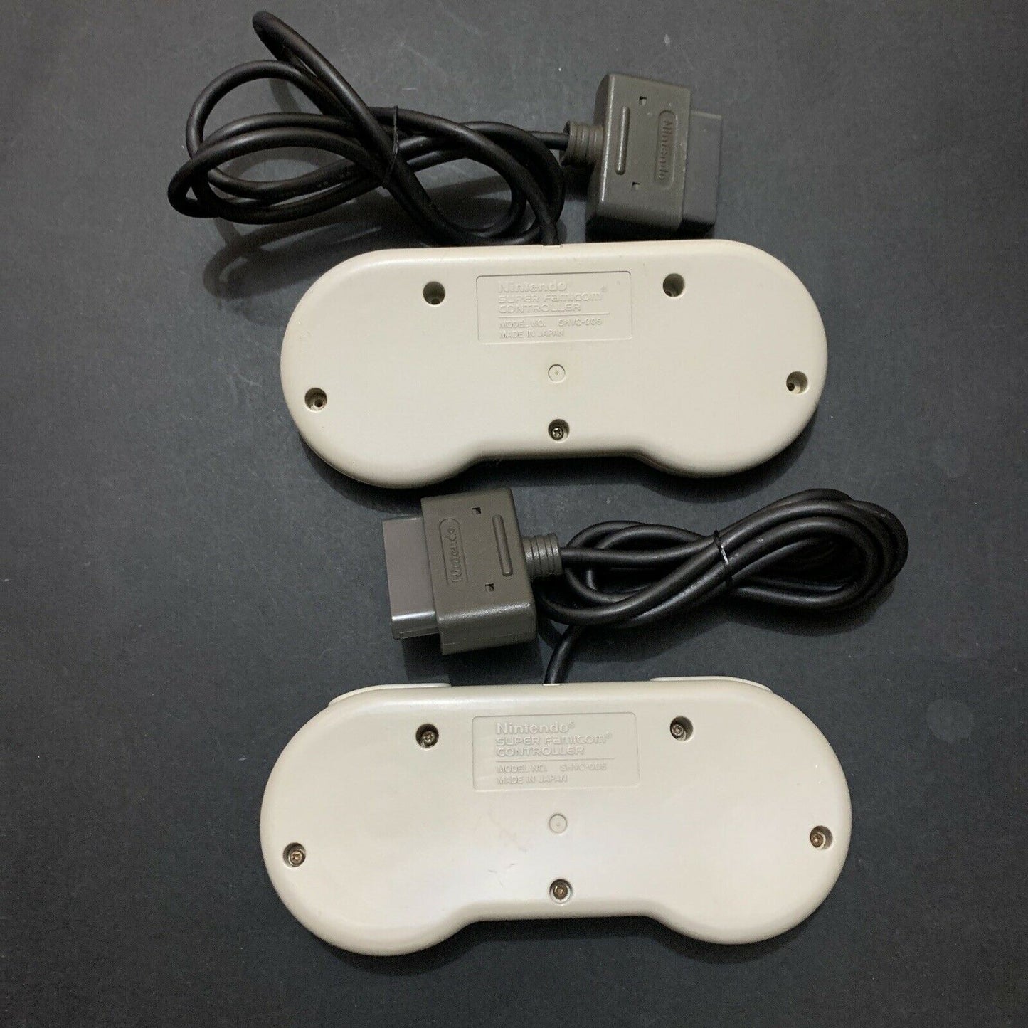 2x Genuine Official Super Nintendo SNES SFC Controllers - Tested & Working