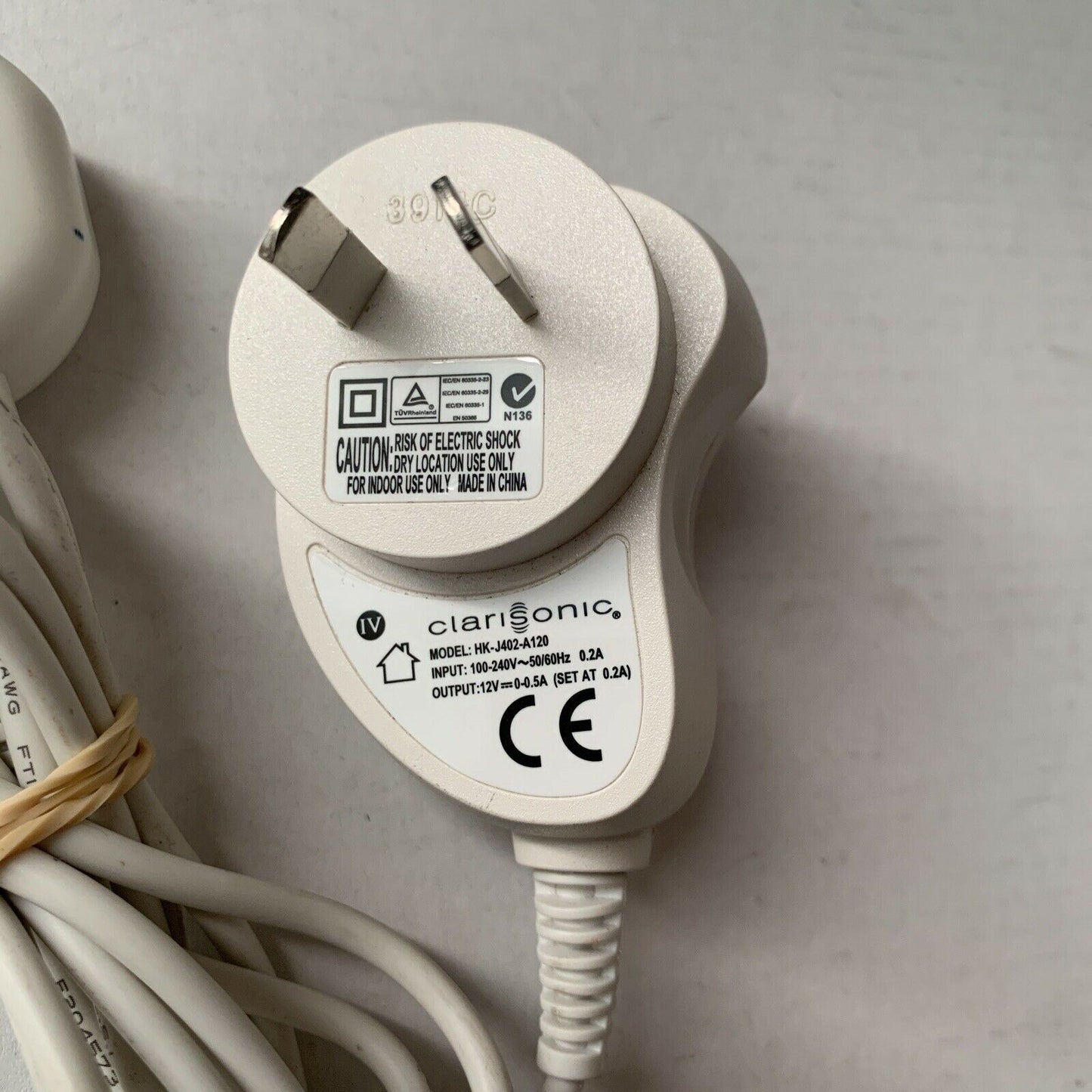 Clarisonic HK-J402-A120 AC Adapter 12v 0.5a