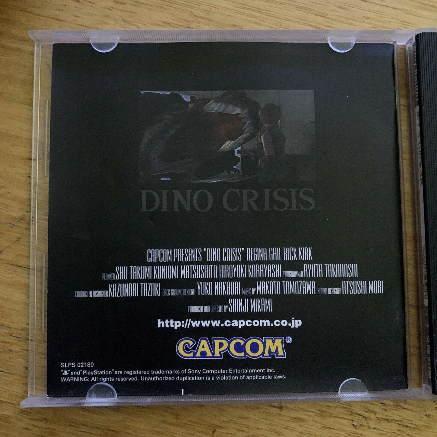 Dino Crisis - PlayStation PS1 NTSC-J Japan Capcom Survival Horror Game