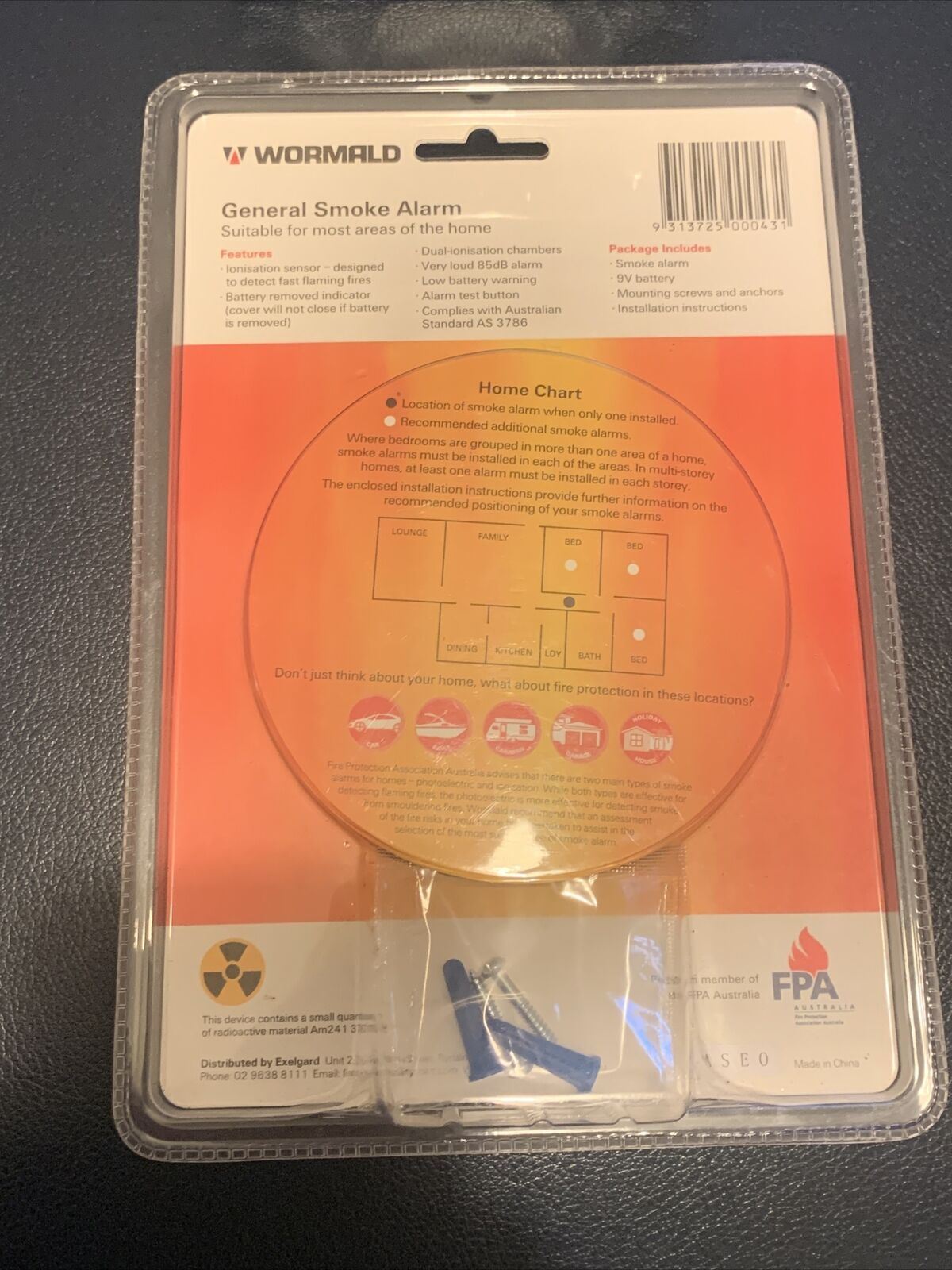 NEW Wormald General Smoke Alarm