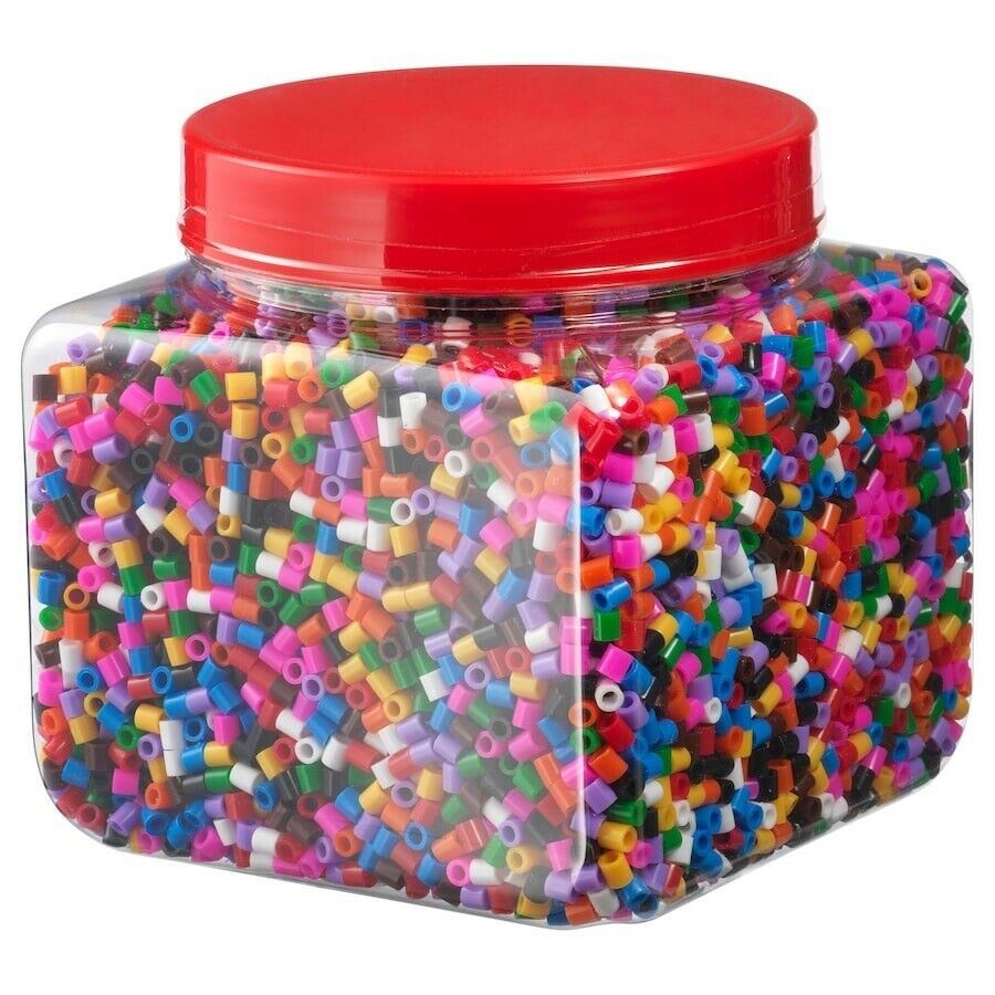 Ikea PYSSLA Beads Mixed Colour 600g