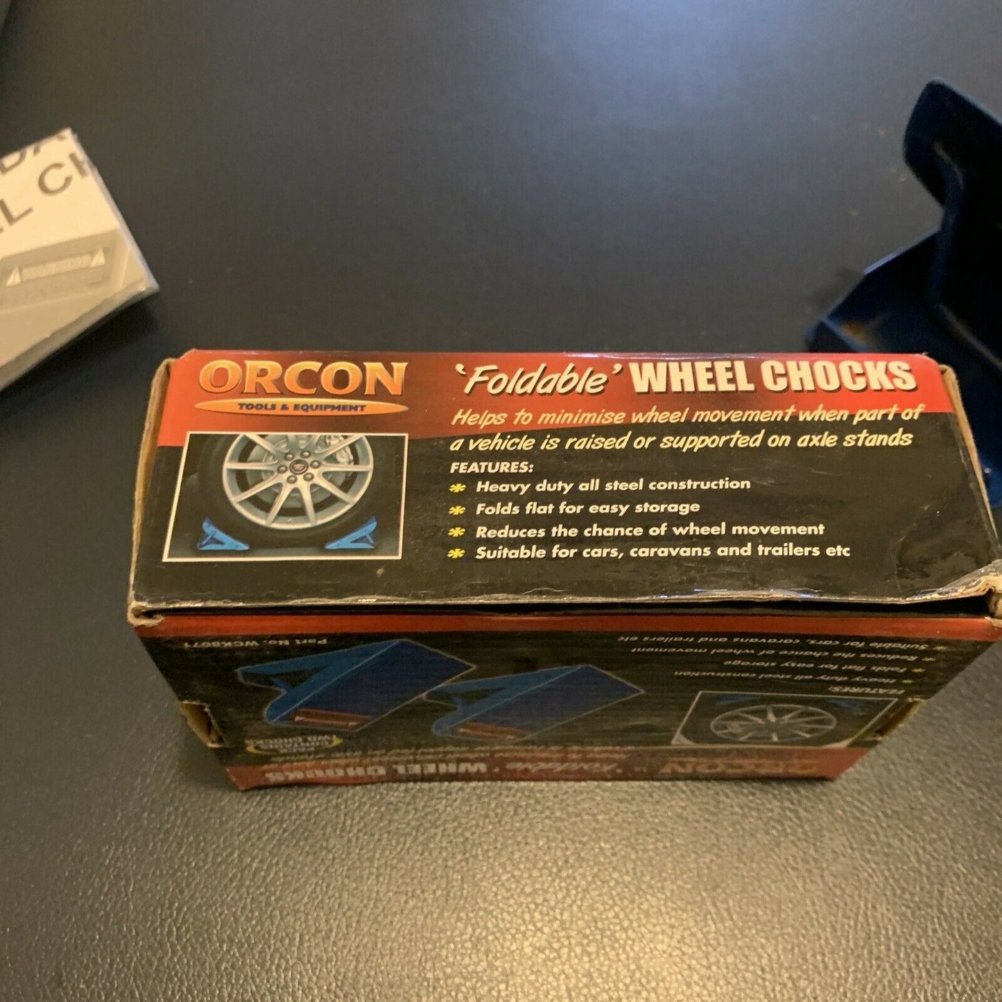 Orcon 2x Foldable Wheel Chocks