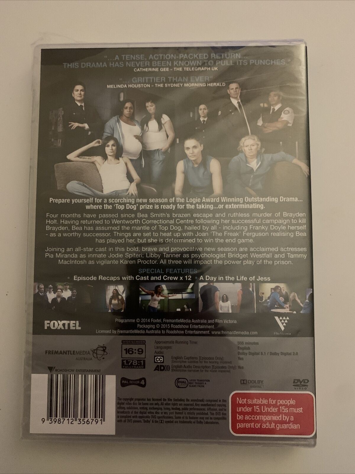 *New Sealed* Wentworth : Season 3 (DVD, 2015) Region 4