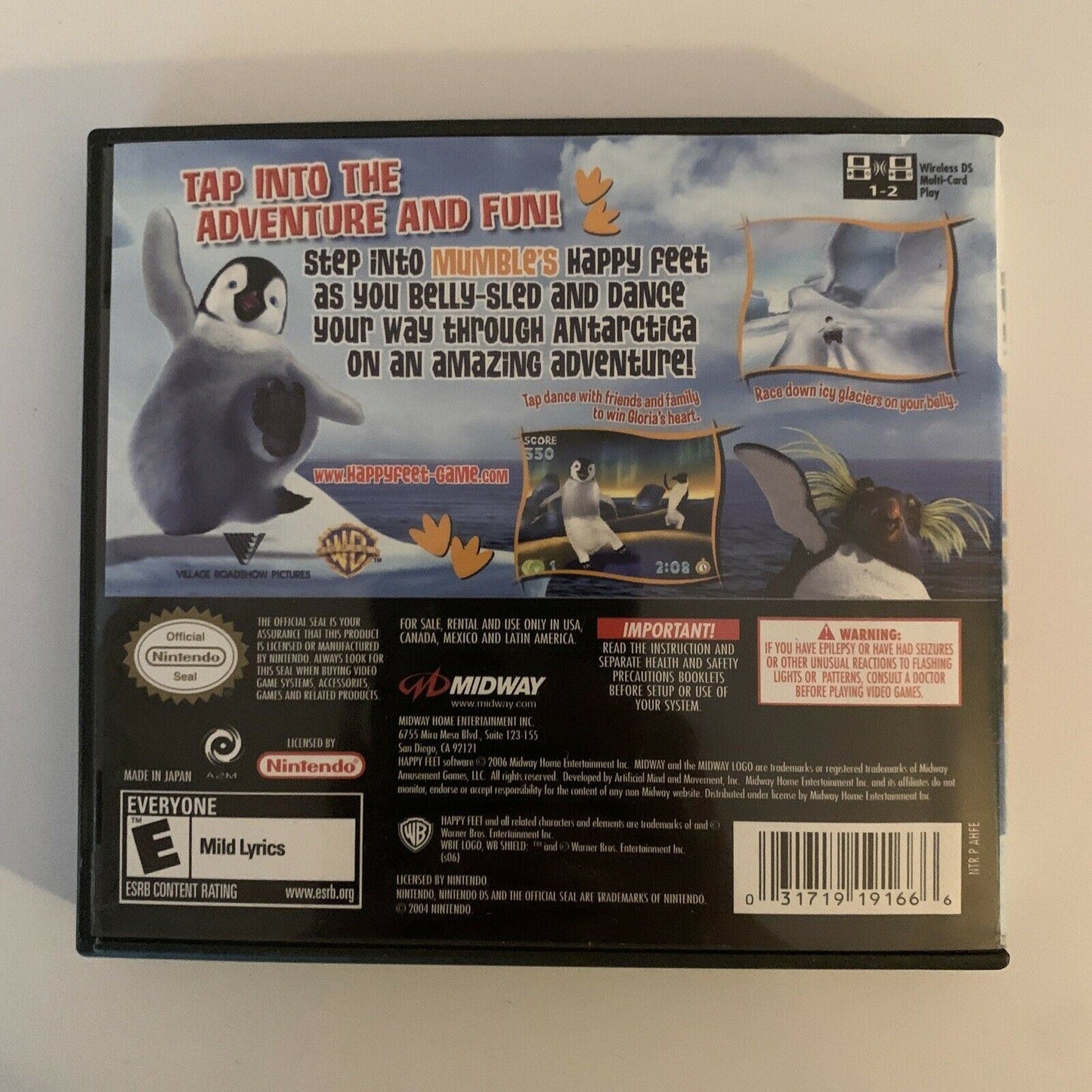 Happy Feet - Nintendo DS NDS Game