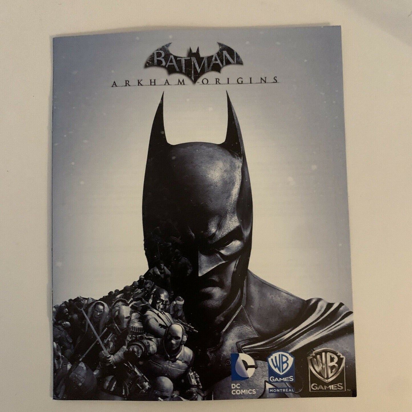 Batman Arkham Origins - Sony Playstation 3 PS3 & Manual