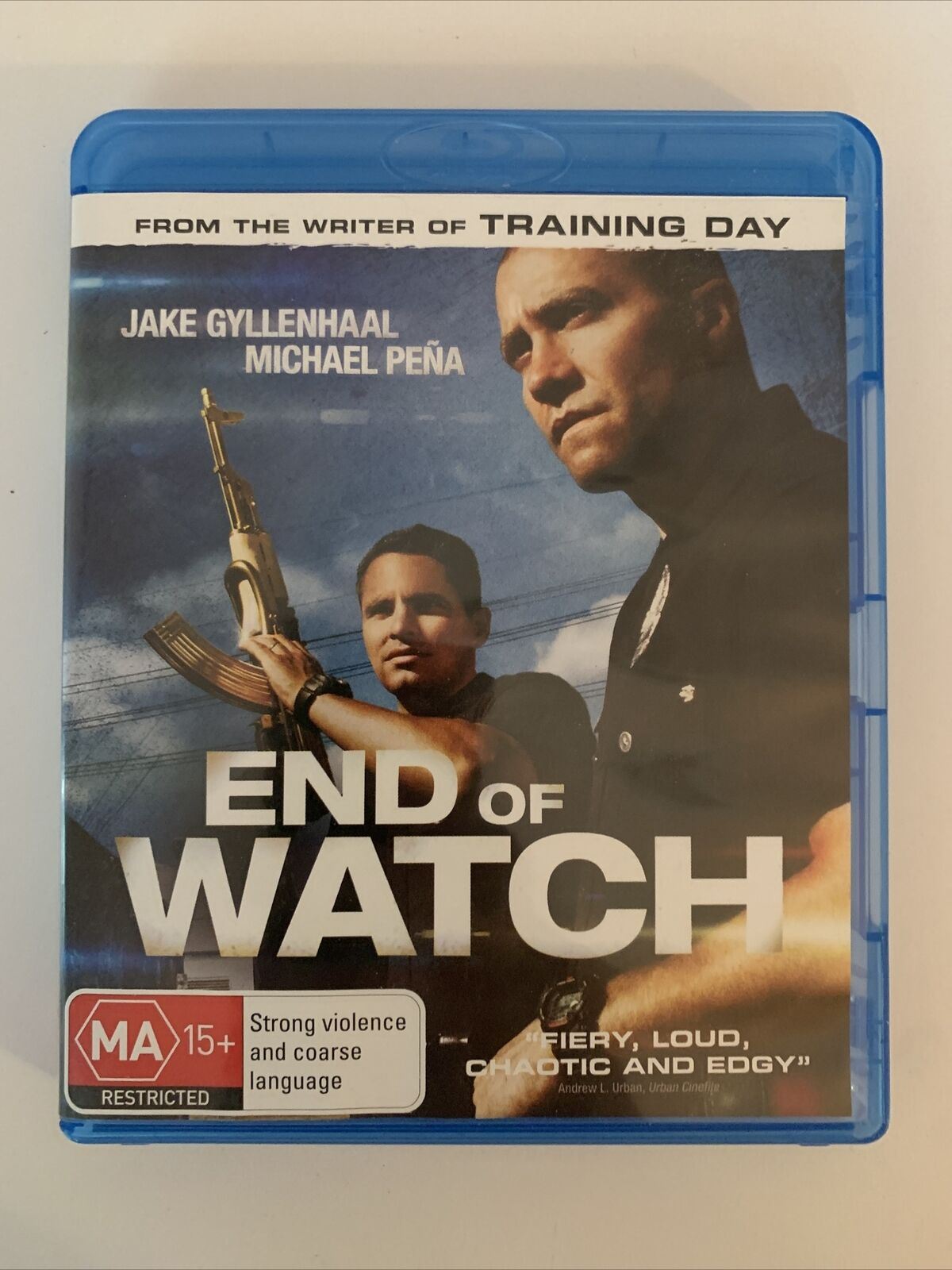 End Of Watch (Blu-ray, 2012) Jake Gyllenhaal, Michael Peña. Region B