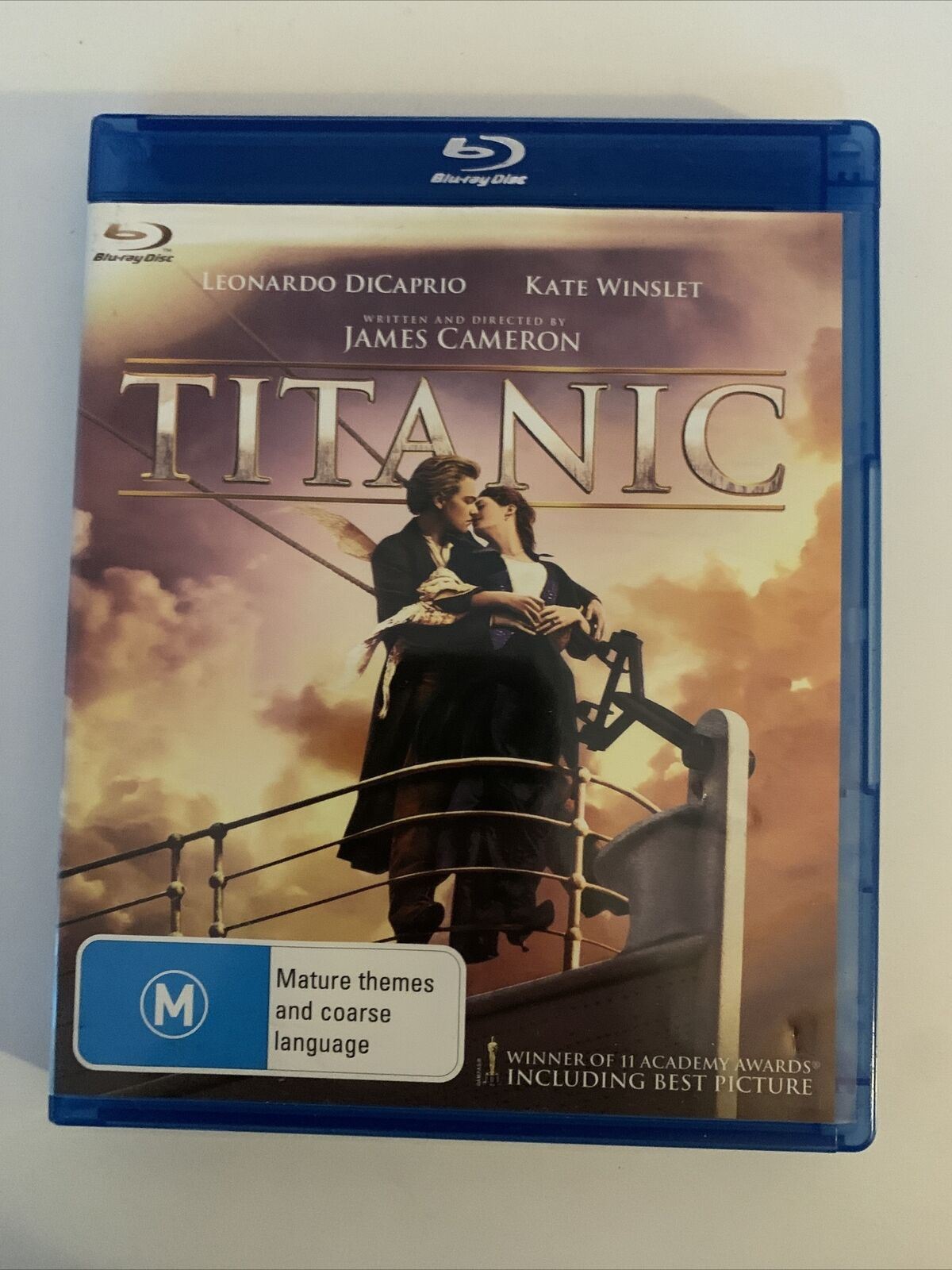 Titanic (Blu-ray, 1997) Leonardo DiCaprio, Kate Winslet, Billy Zane. Region B