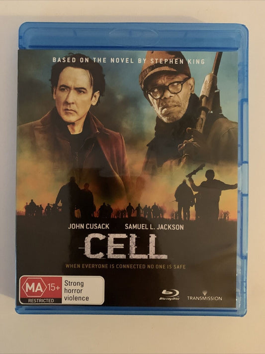 Cell (Blu-ray, 2016) John Cusack, Samuel L. Jackson, Isabelle Fuhrman. Region B