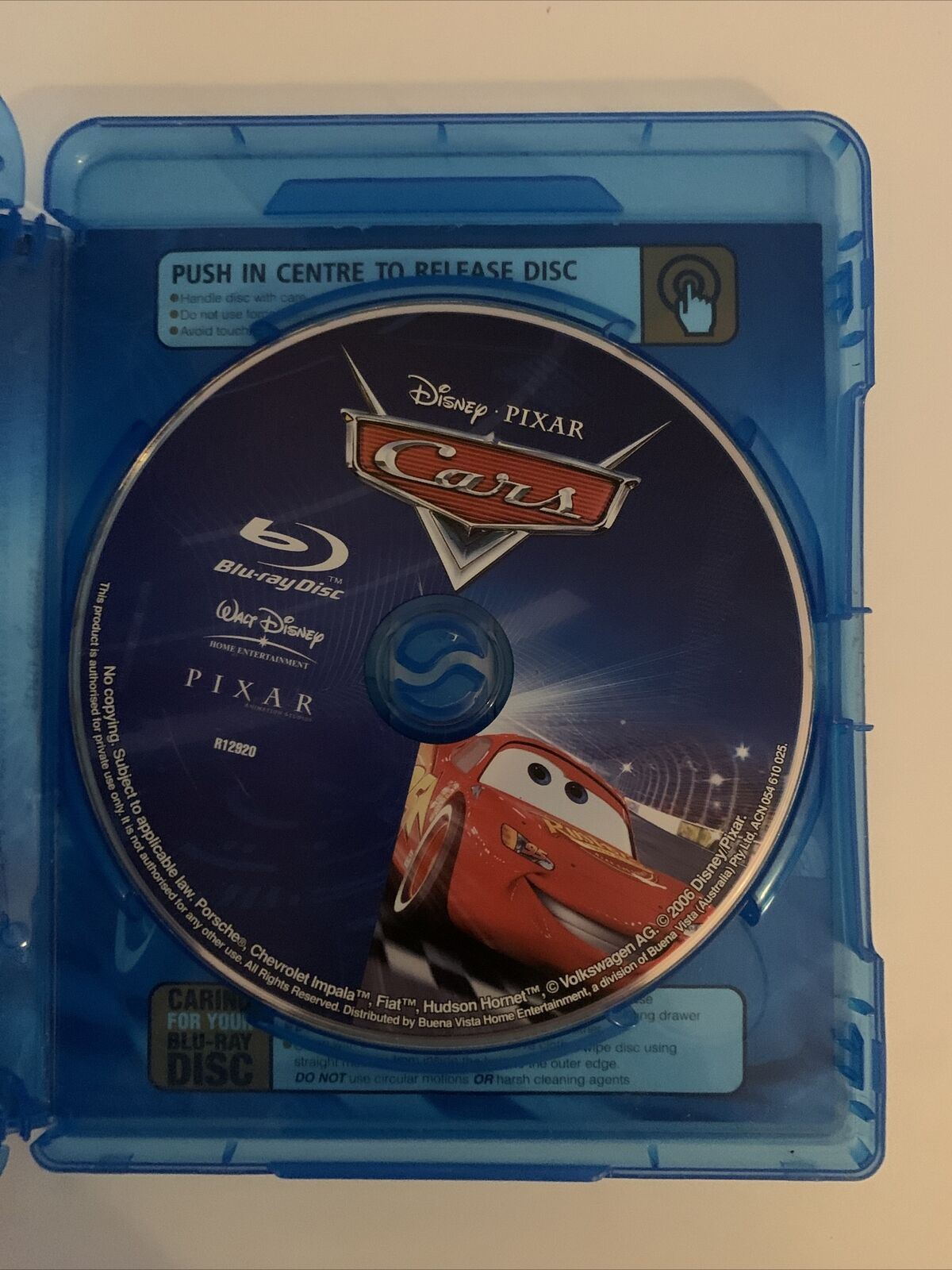 Disney Pixar Cars 1 2 Blu ray 2012 Owen Wilson Bonnie Hunt