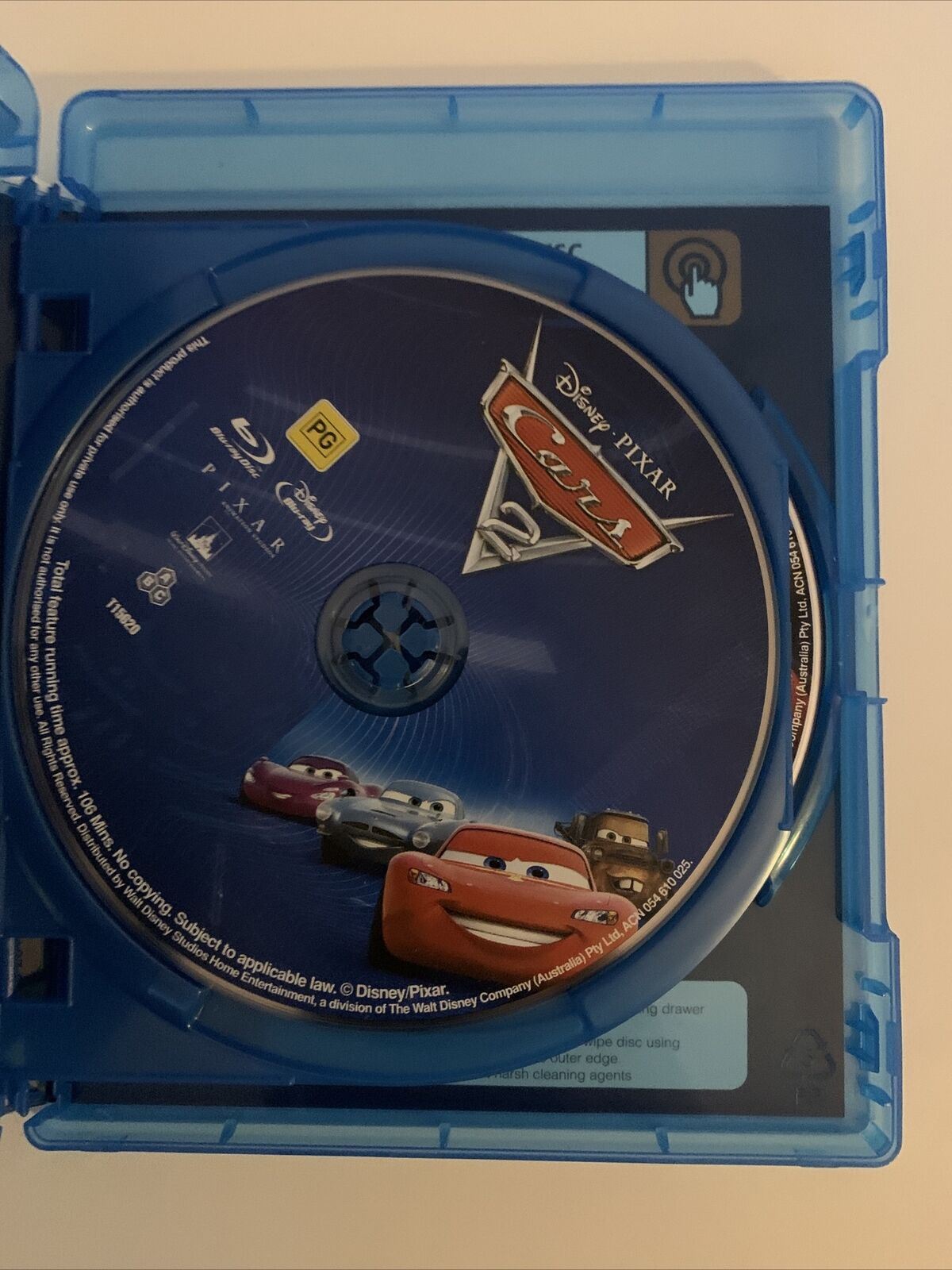 Disney Pixar Cars 1 & 2 (Blu-ray, 2012) Owen Wilson, Bonnie Hunt, Paul Newman