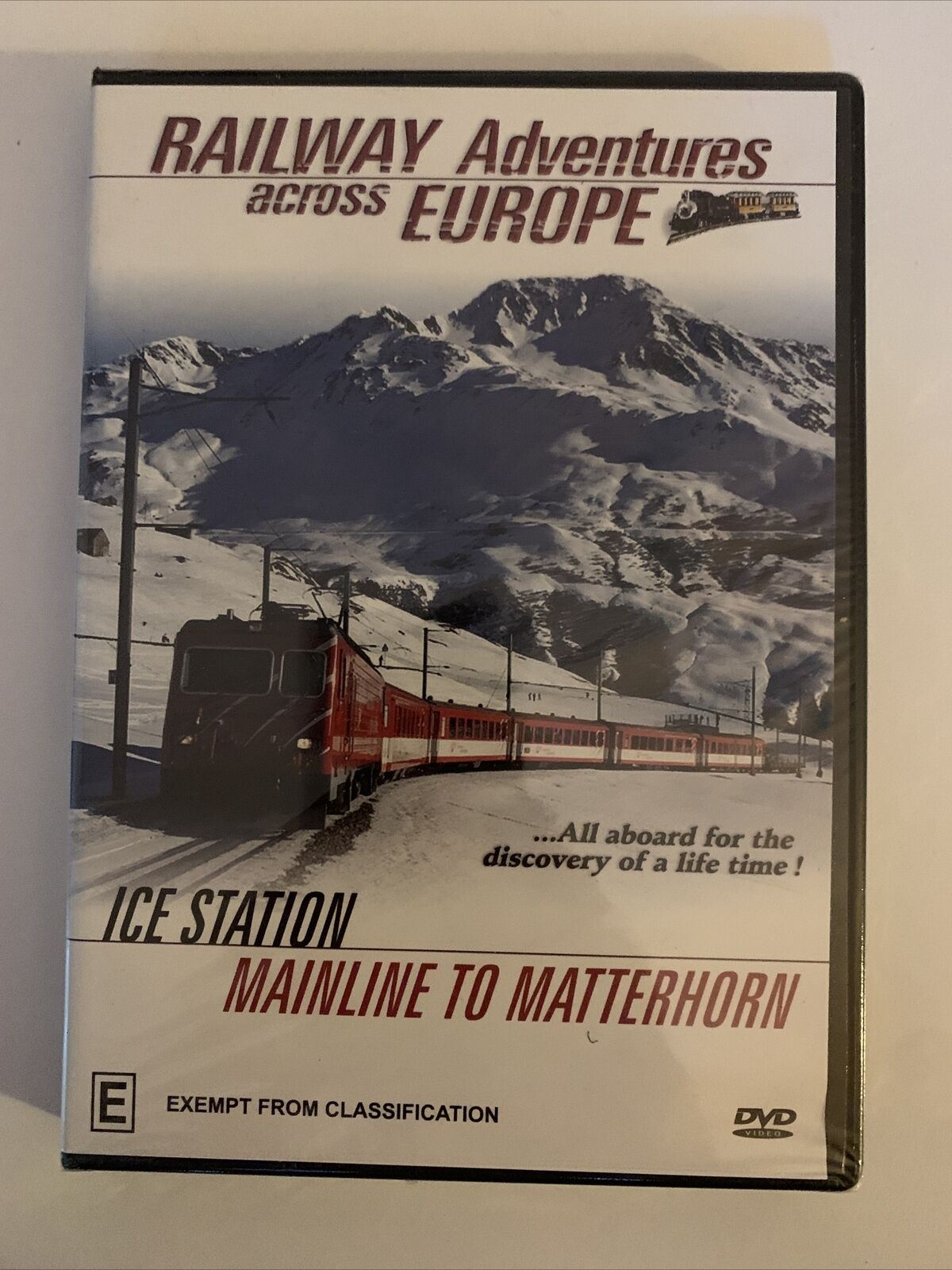 NEW Railway Adventures Across Europe - Ice Station & Mainline To Matterhorn DVD