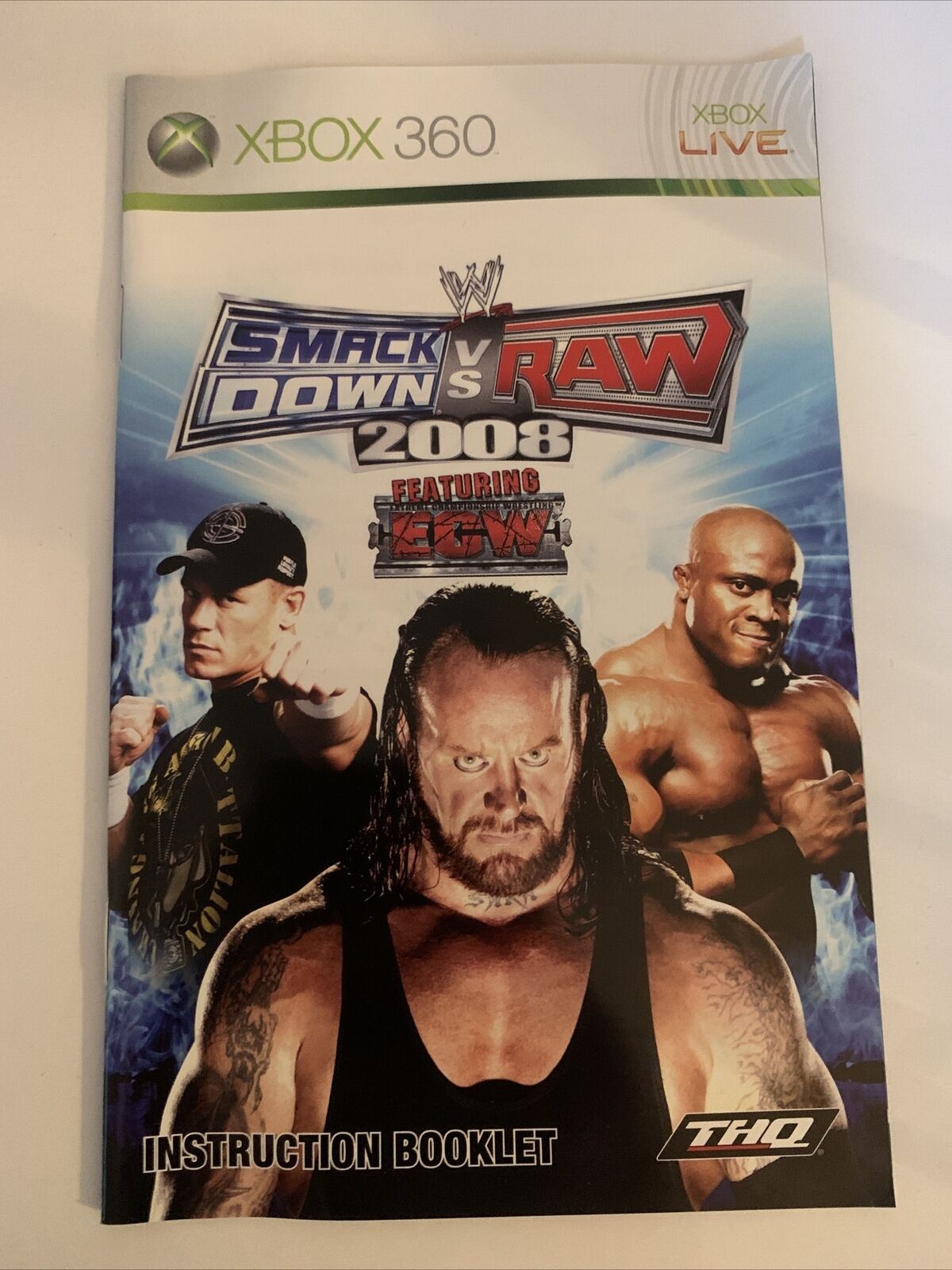 SmackDown Vs Raw 2008 - Microsoft Xbox 360 Game PAL