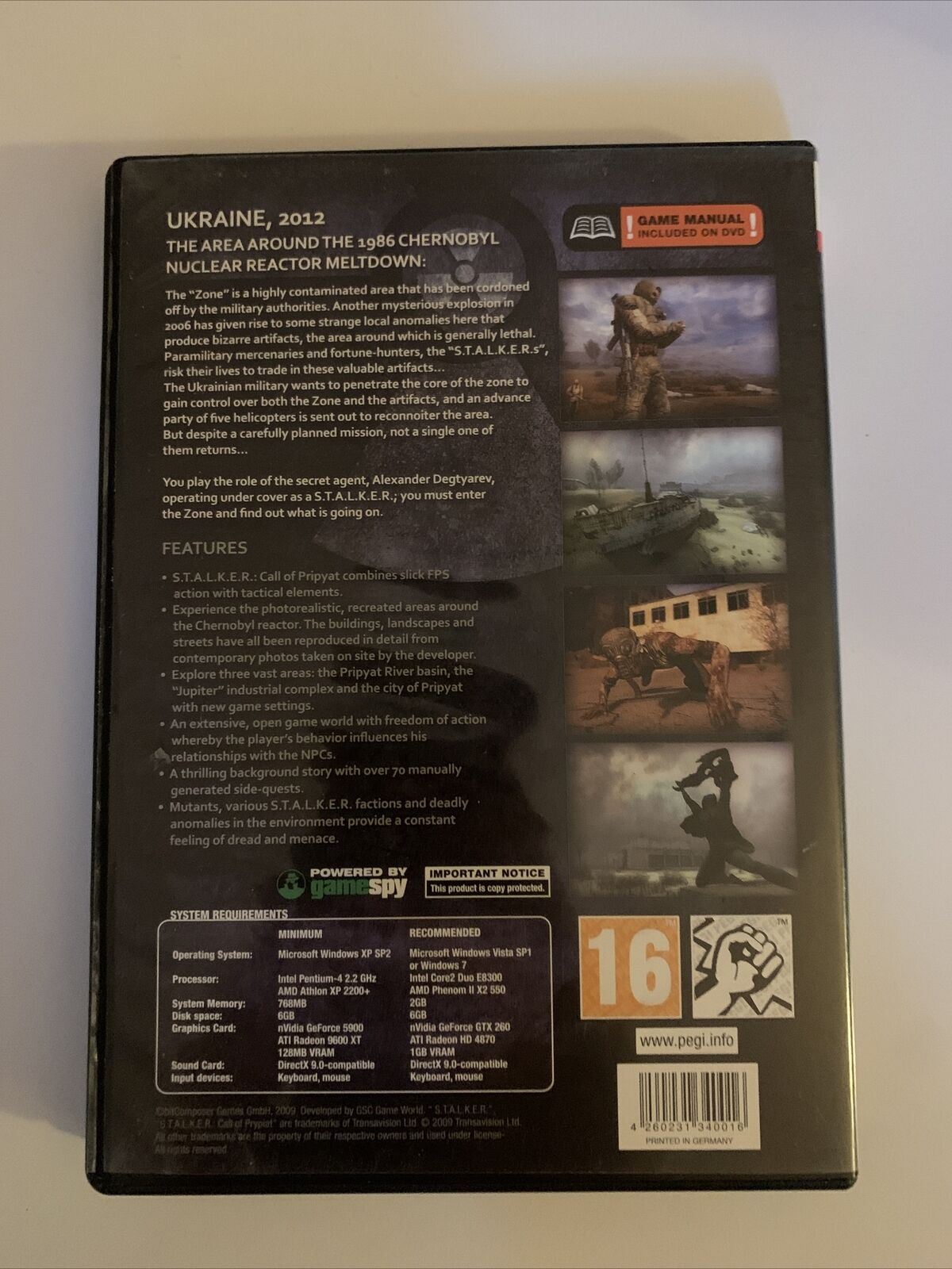 S.T.A.L.K.E.R. Call of Pripyat - PC Windows Game