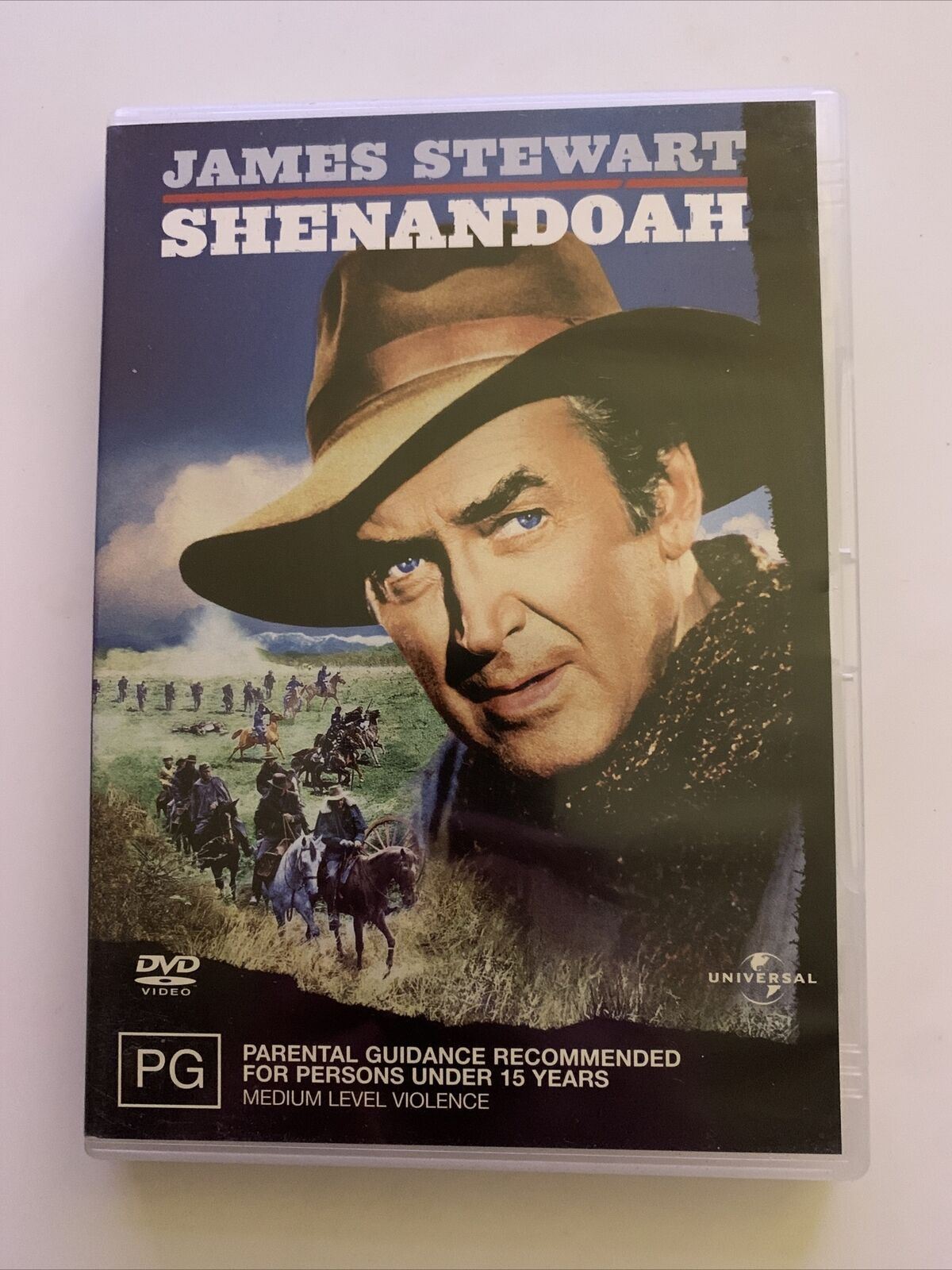 Shenandoah (DVD, 1965) James Stewart, Doug McClure, Glenn Corbett. Region 4&2