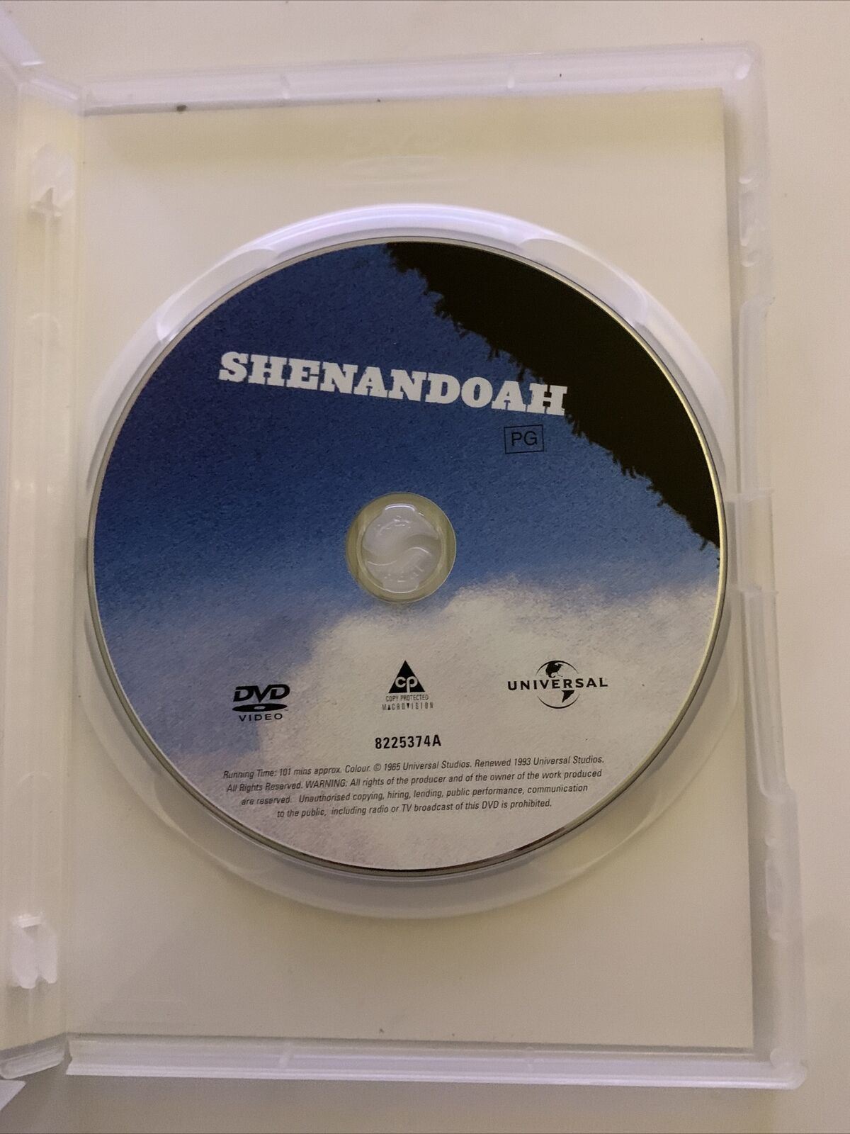 Shenandoah (DVD, 1965) James Stewart, Doug McClure, Glenn Corbett. Region 4&2